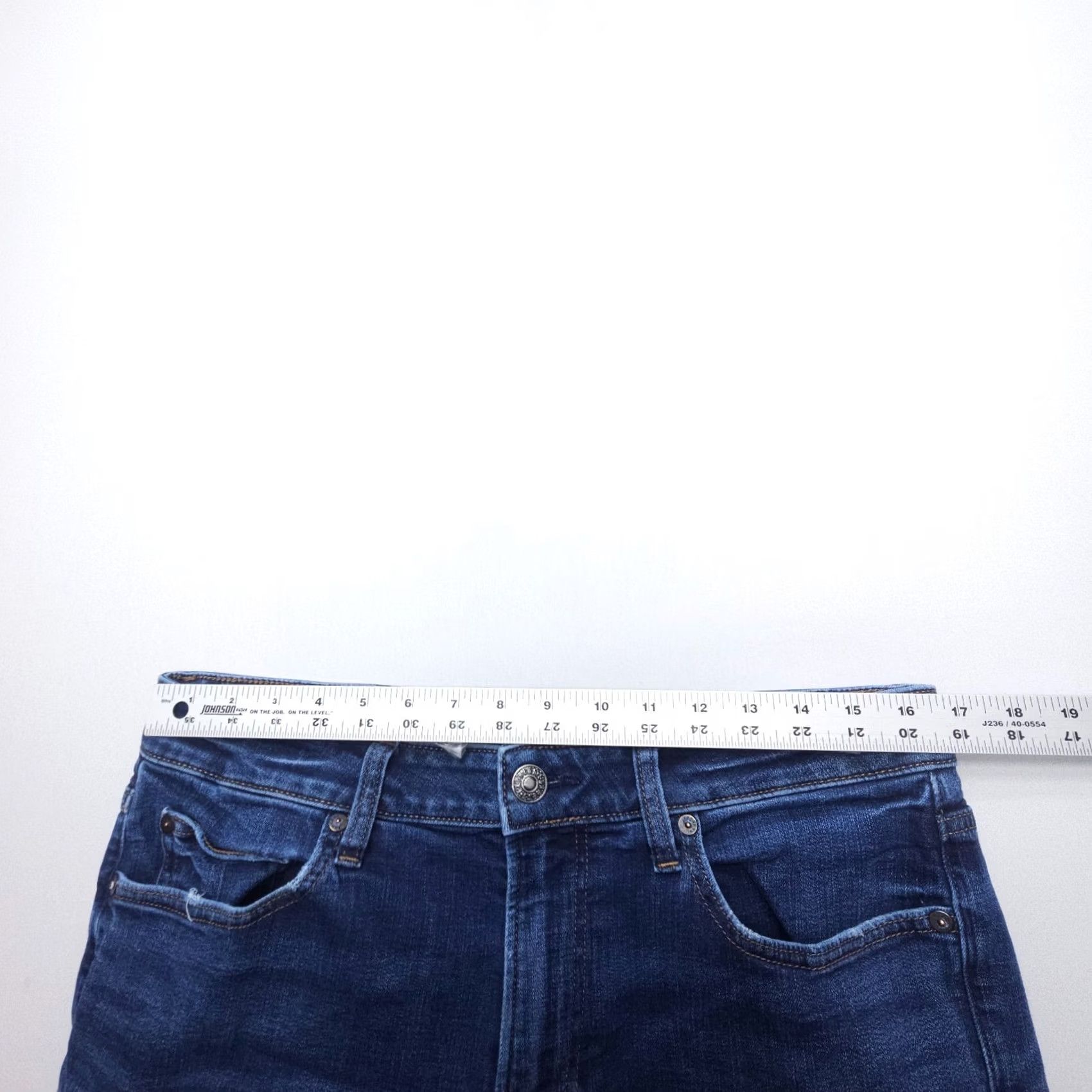 Express Express Jeans Mens Slim Straight 32 x 34 Dark Wash Denim Blue 5-Pocket Stretch Becomes 32x34 jeans Mens Regular Slim Straight Express Brand Size US 32 / EU 48 - 5 Thumbnail