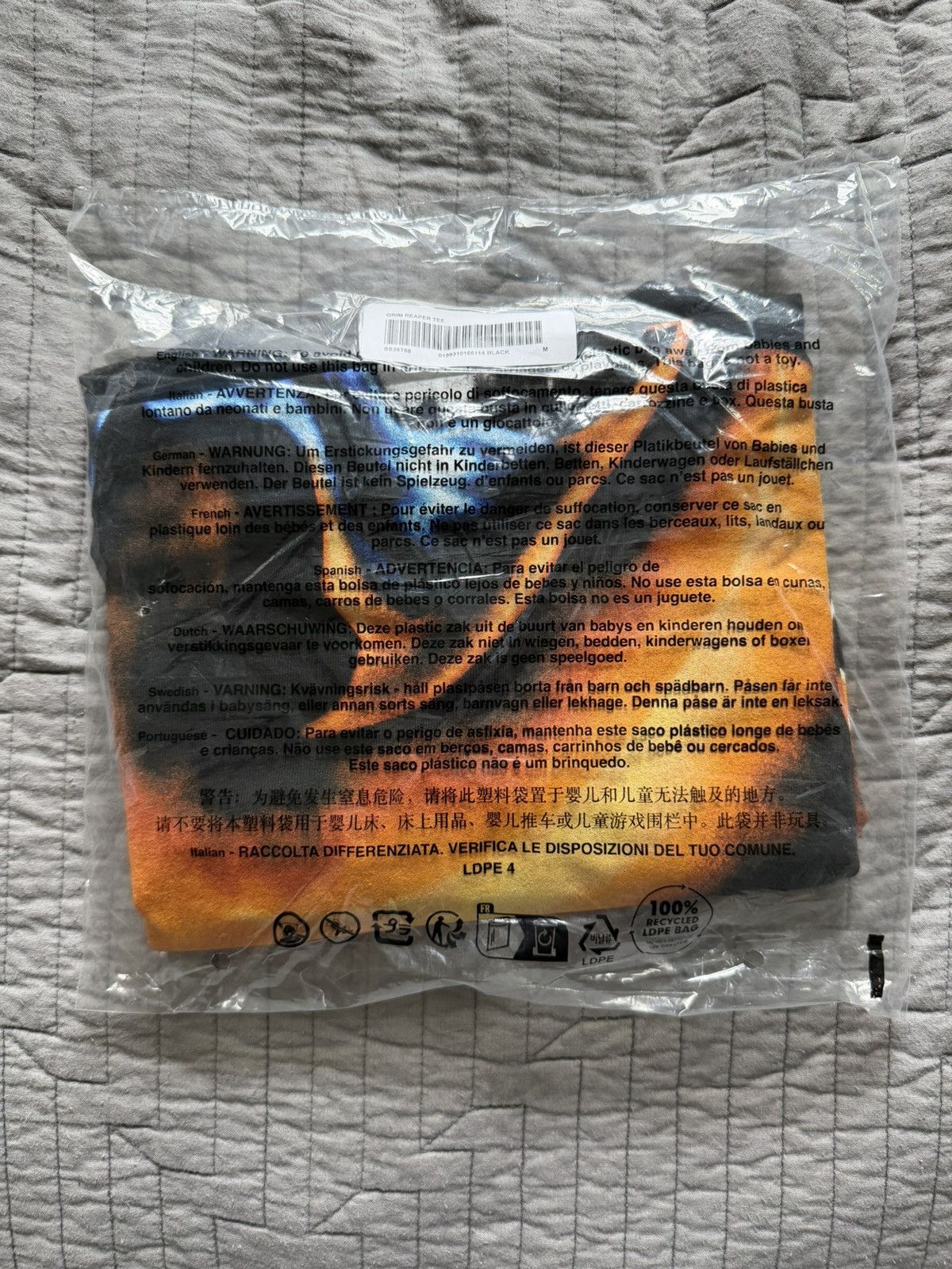 Supreme Supreme Grim Reaper Tee Black (M) Size US M / EU 48-50 / 2 - 2 Thumbnail