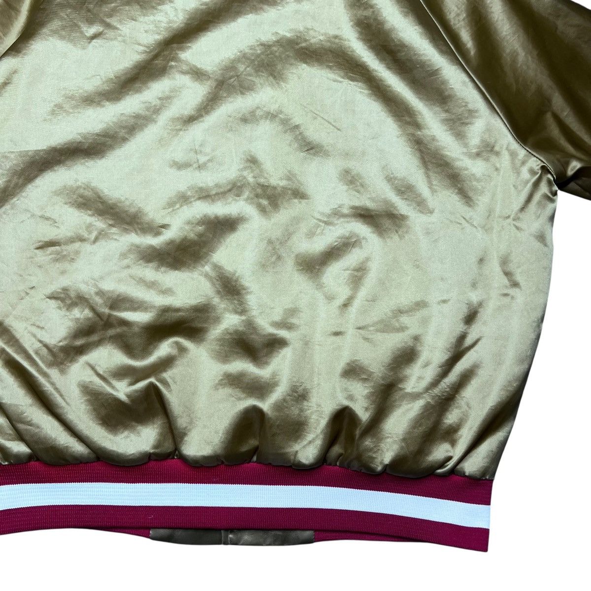 NFL San Francisco 49ers Chalk Line Plain Back Satin Jacket