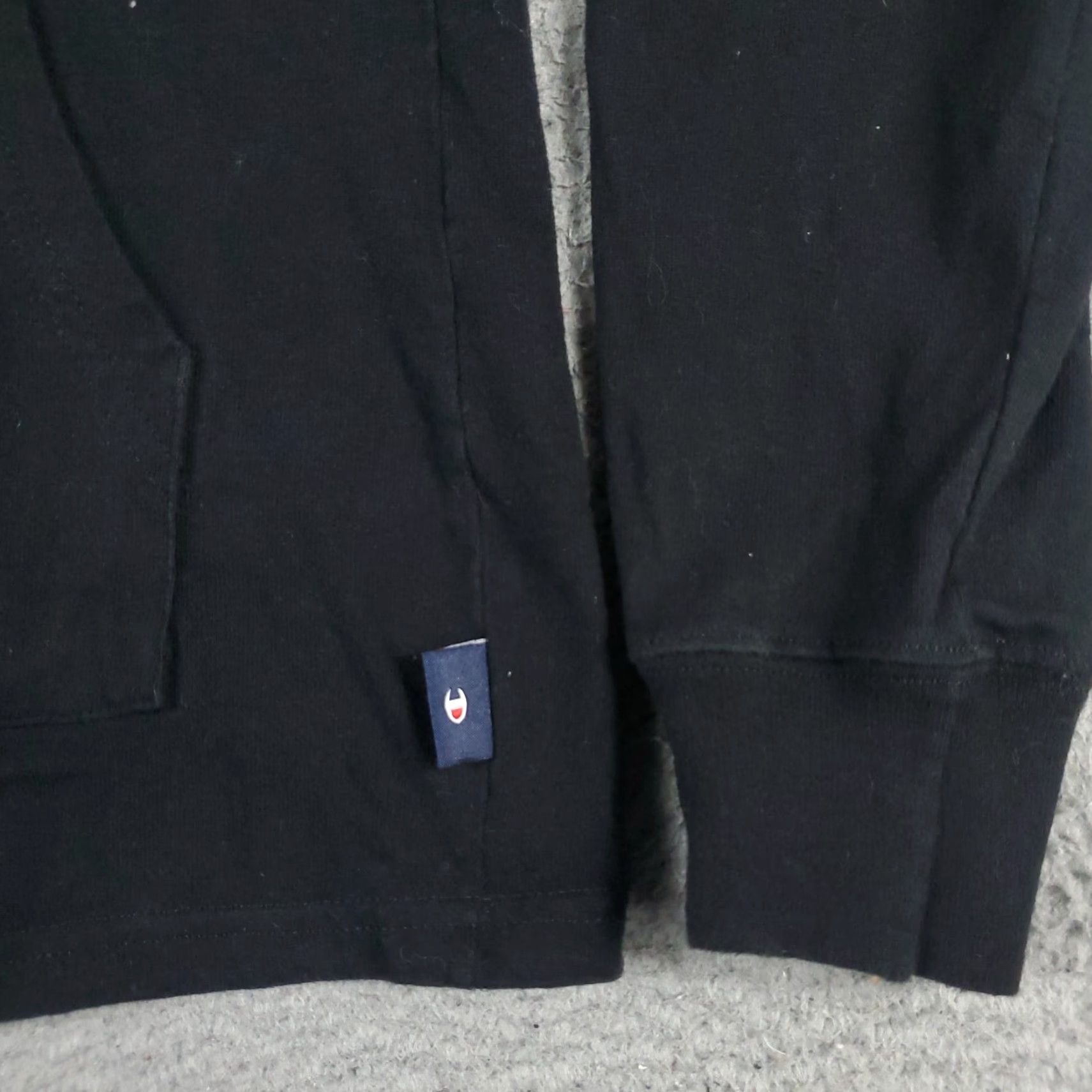Champion VINTAGE Champion Hoodie Pullover Mens Small Black Casual Sweatshirt All Seasons Size US S / EU 44-46 / 1 - 4 Thumbnail