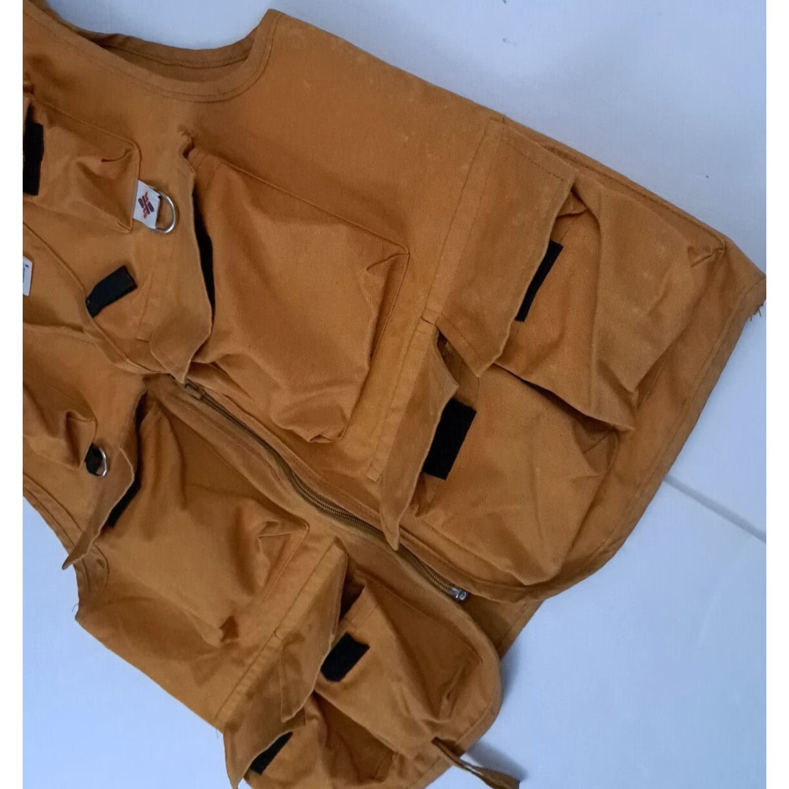 CLOSED VINTAGE Columbia Canvas Fishing-Hunting Vest Zipper Close & Pockets Small Size US S / EU 44-46 / 1 - 2 Thumbnail