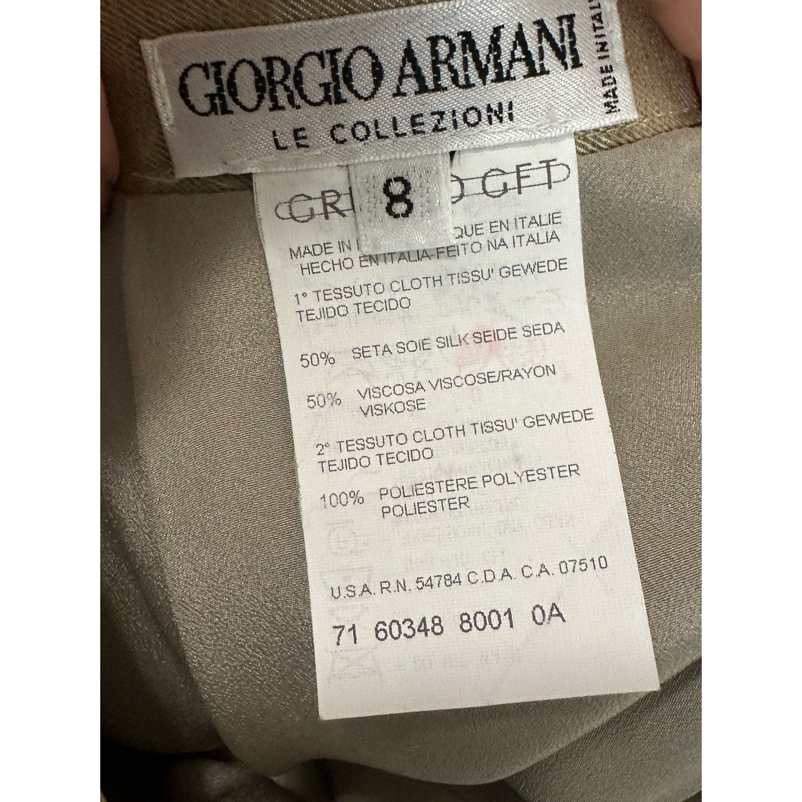 Giorgio Armani Giorgio Armani beige midi pencil skirt size 8 Size 30" / US 8 / IT 44 - 4 Thumbnail