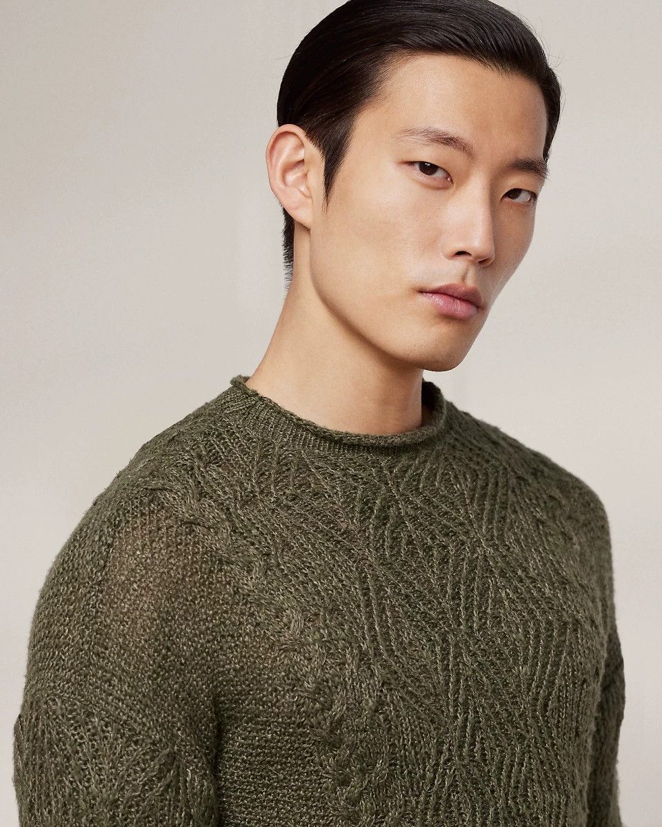 RRL Ralph Lauren RRL Purple Label Hand Knit Cashmere Sweater China Size US M / EU 48-50 / 2 - 5 Thumbnail