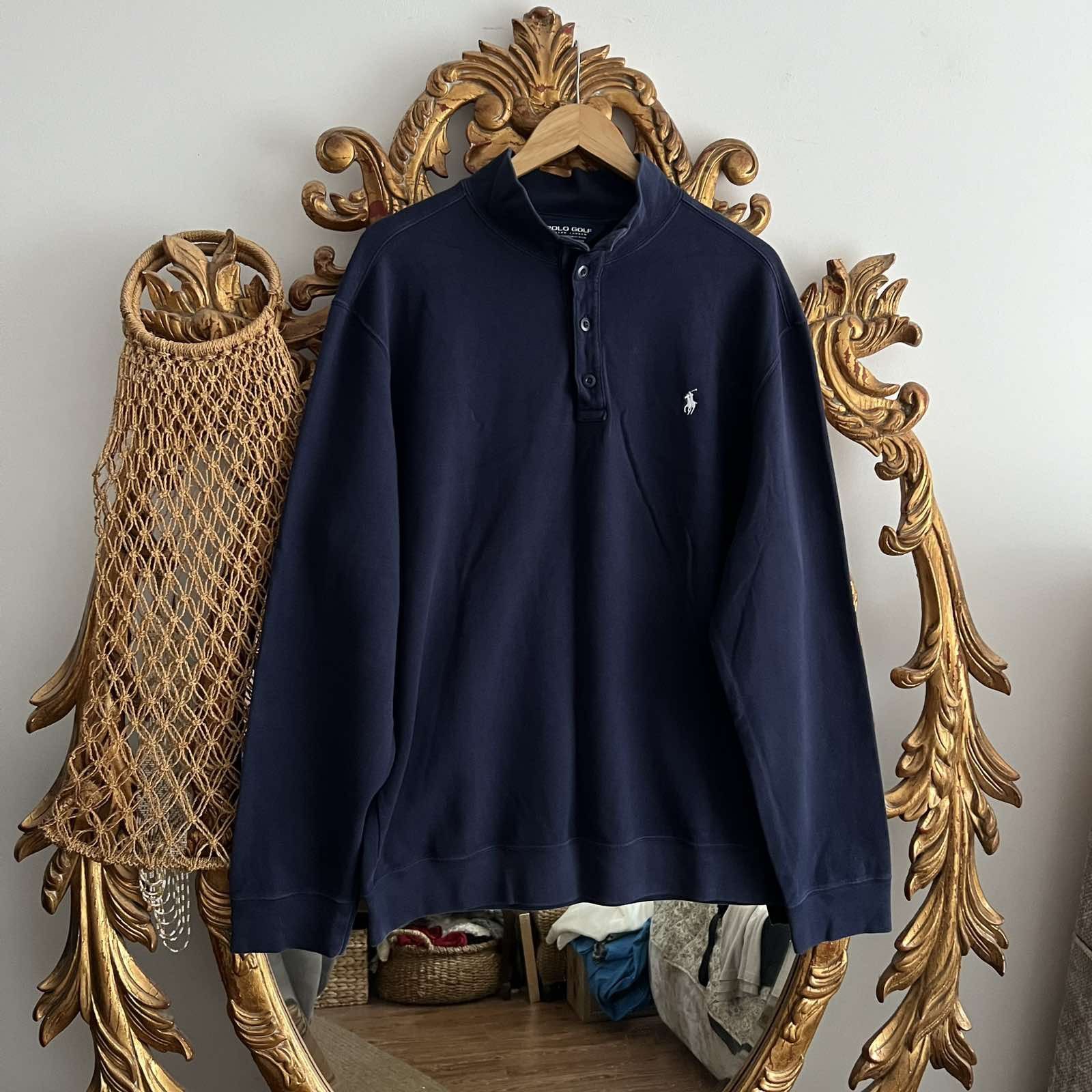 Polo Ralph Lauren × Vintage Polo Golf sweatshirt polo ralph lauren half zipper 90s Sz XL Size US XL / EU 56 / 4 - 1 Thumbnail