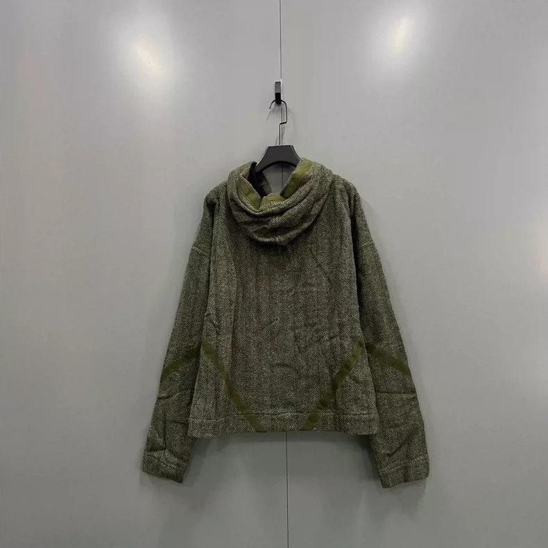 Greg Lauren greg lauren Dark green hoodie 2506-Nextarrow Size US M / EU 48-50 / 2 - 2 Thumbnail