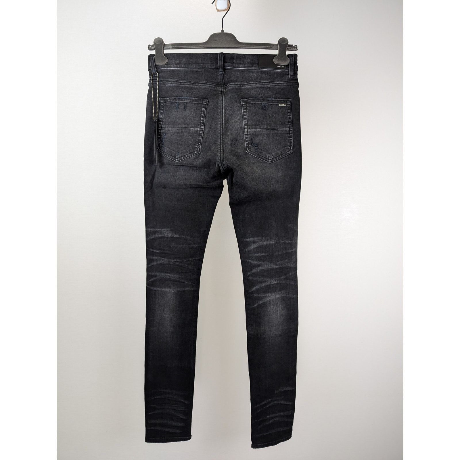 Amiri o1rshd1 Thrasher Plus Jean in Aged Black Size US 32 / EU 48 - 13 Thumbnail