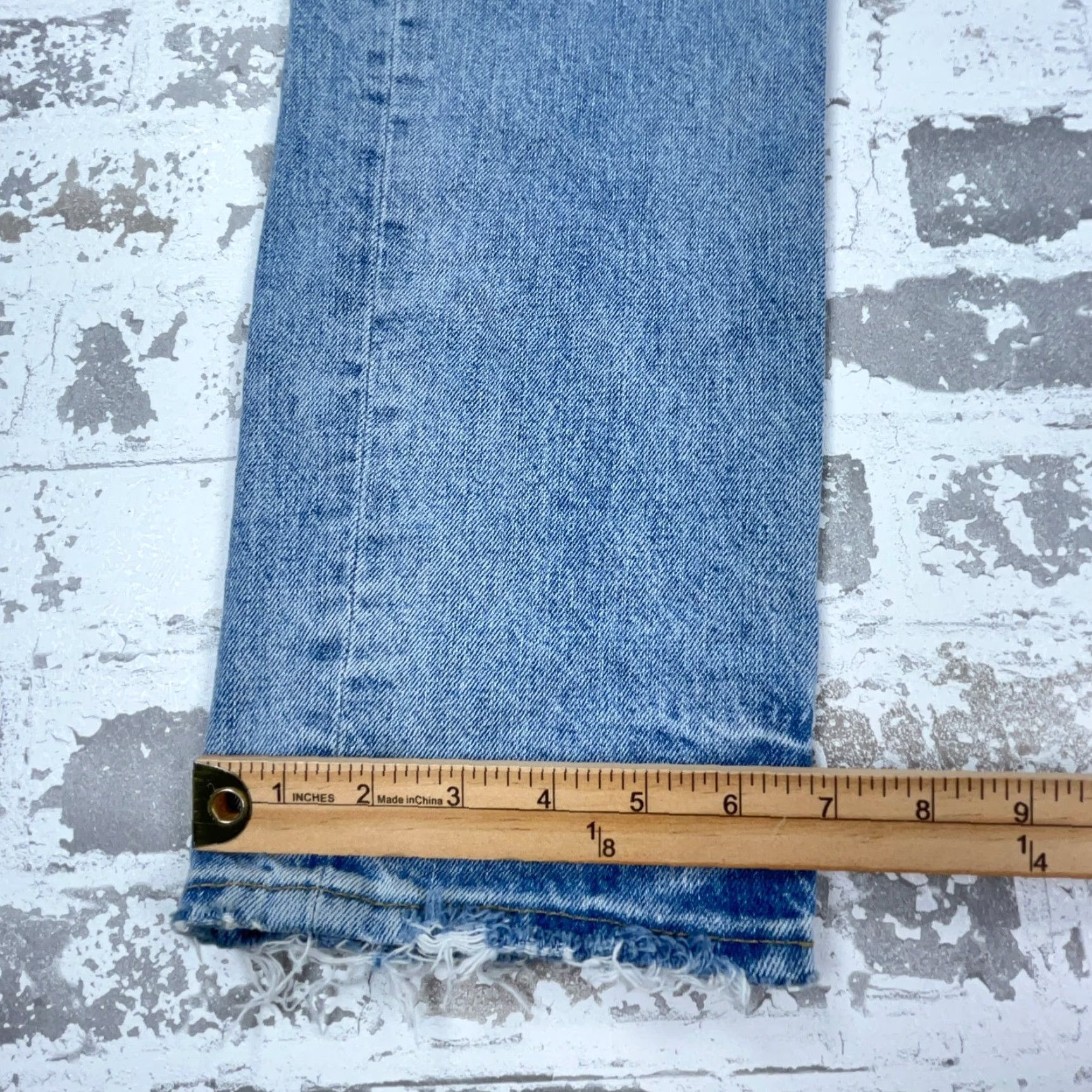 American Eagle Outfitters American Eagle Outfitters Jeans Men 34x34 Slim Straight Light Flex Blue Denim Size US 34 / EU 50 - 4 Thumbnail