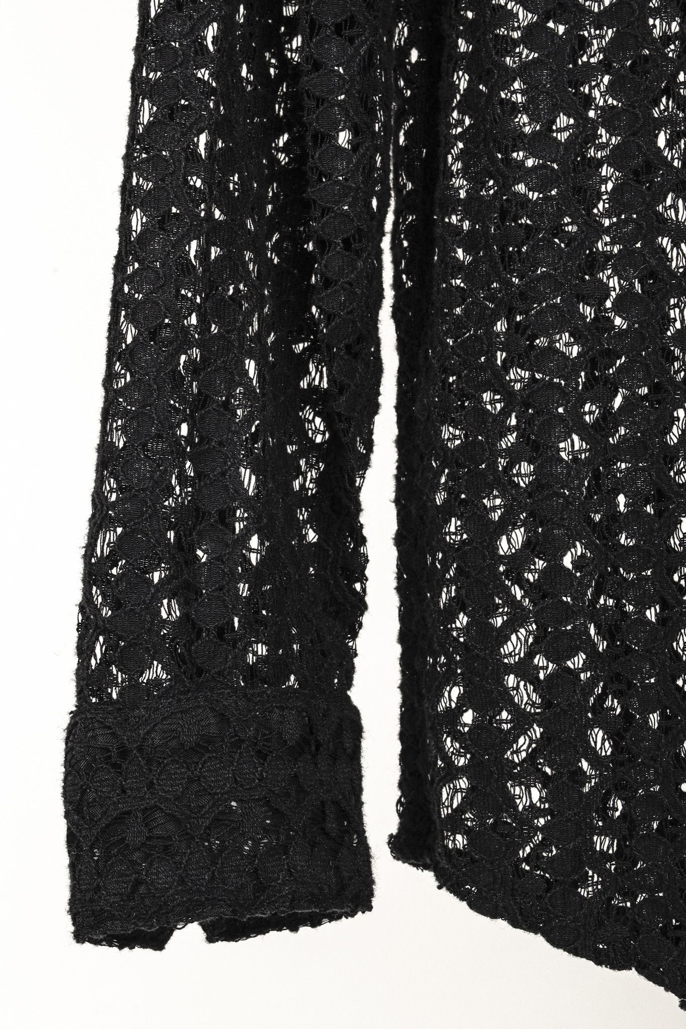 The Kooples The Kooples Black Lace Crystal-Button-Up Shirt Size XS / US 0-2 / IT 36-38 - 7 Thumbnail
