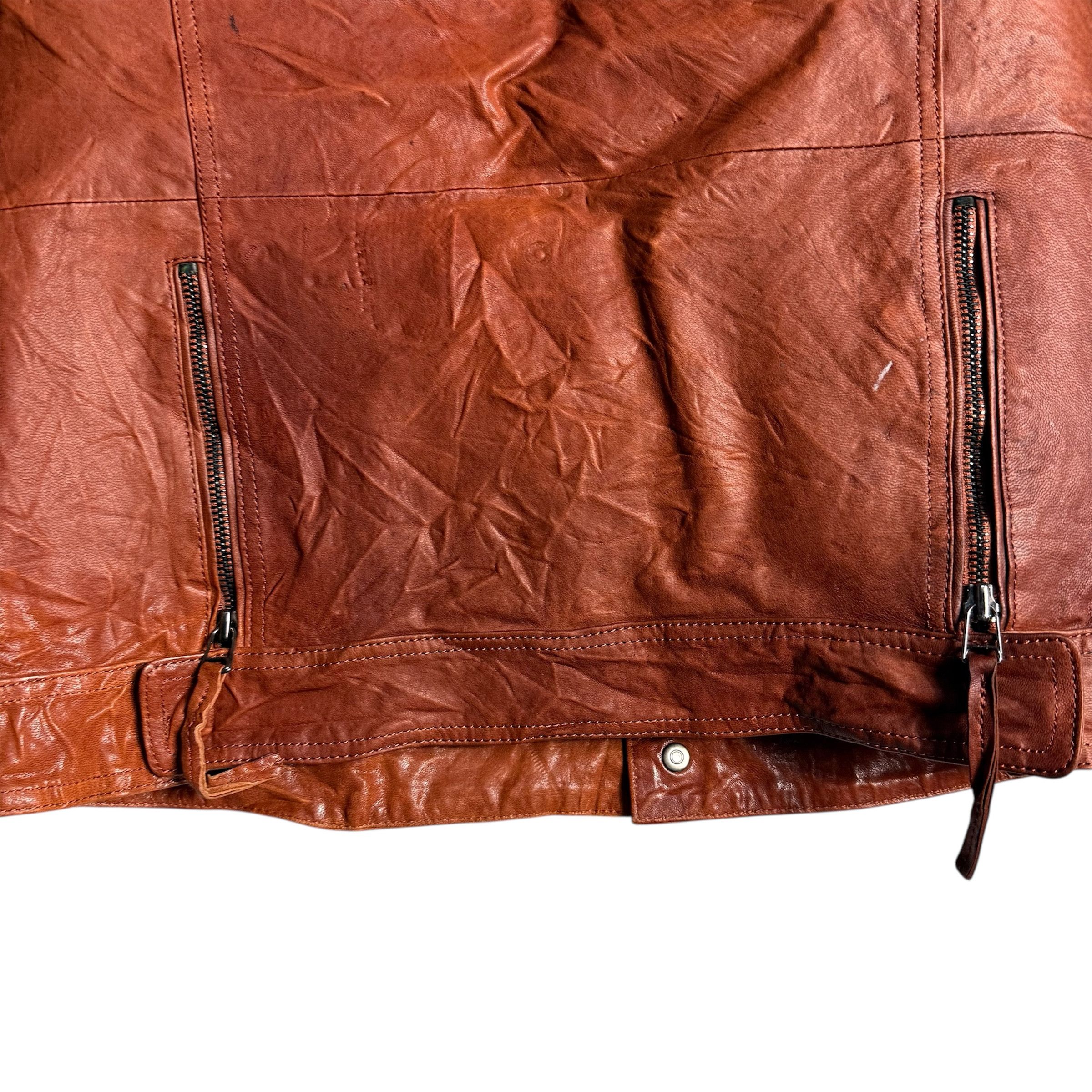 Genuine Leather 🔥RARE🔥Vintage Bassowicus Men Leather Jacket Daytona Size US L / EU 52-54 / 3 - 9 Thumbnail