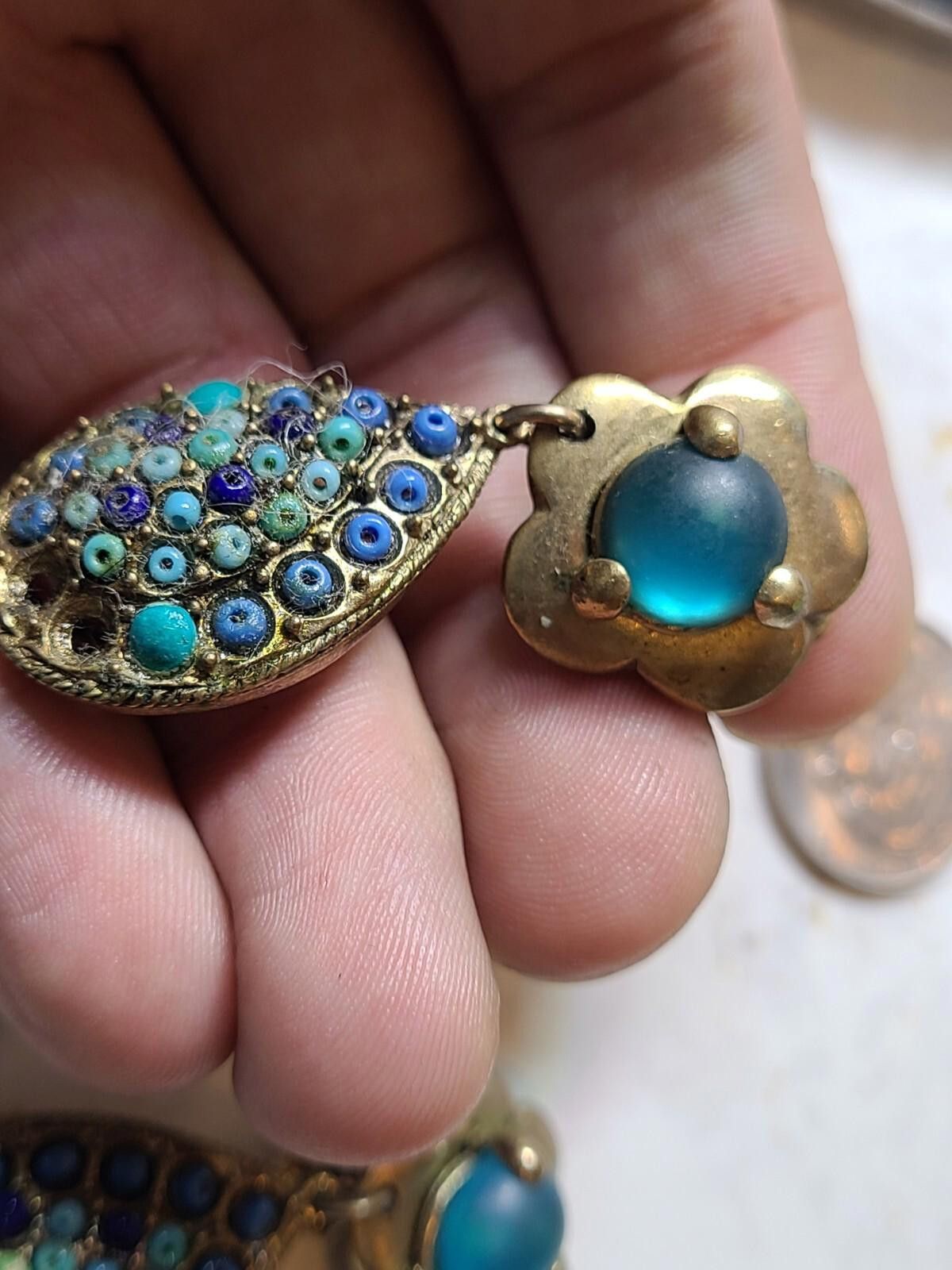 GAS Gas Bijoix St Tropez Vintage Designer Statement Earrings Size ONE SIZE - 2 Thumbnail