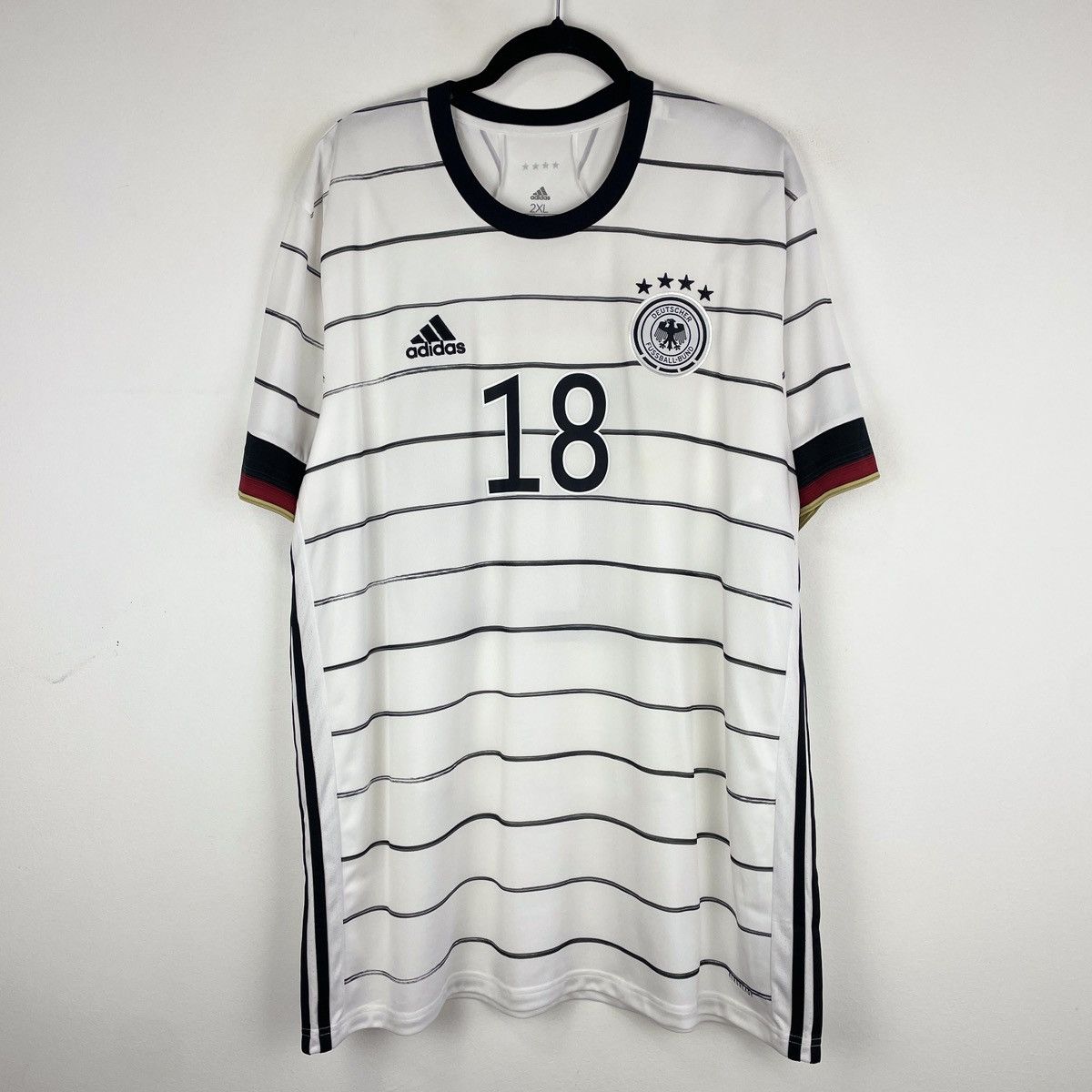Adidas Germany Leon Goretzka Home Jersey Adidas Shirt 2019/2021 2XL Size US XXL / EU 58 / 5 - 2 Thumbnail