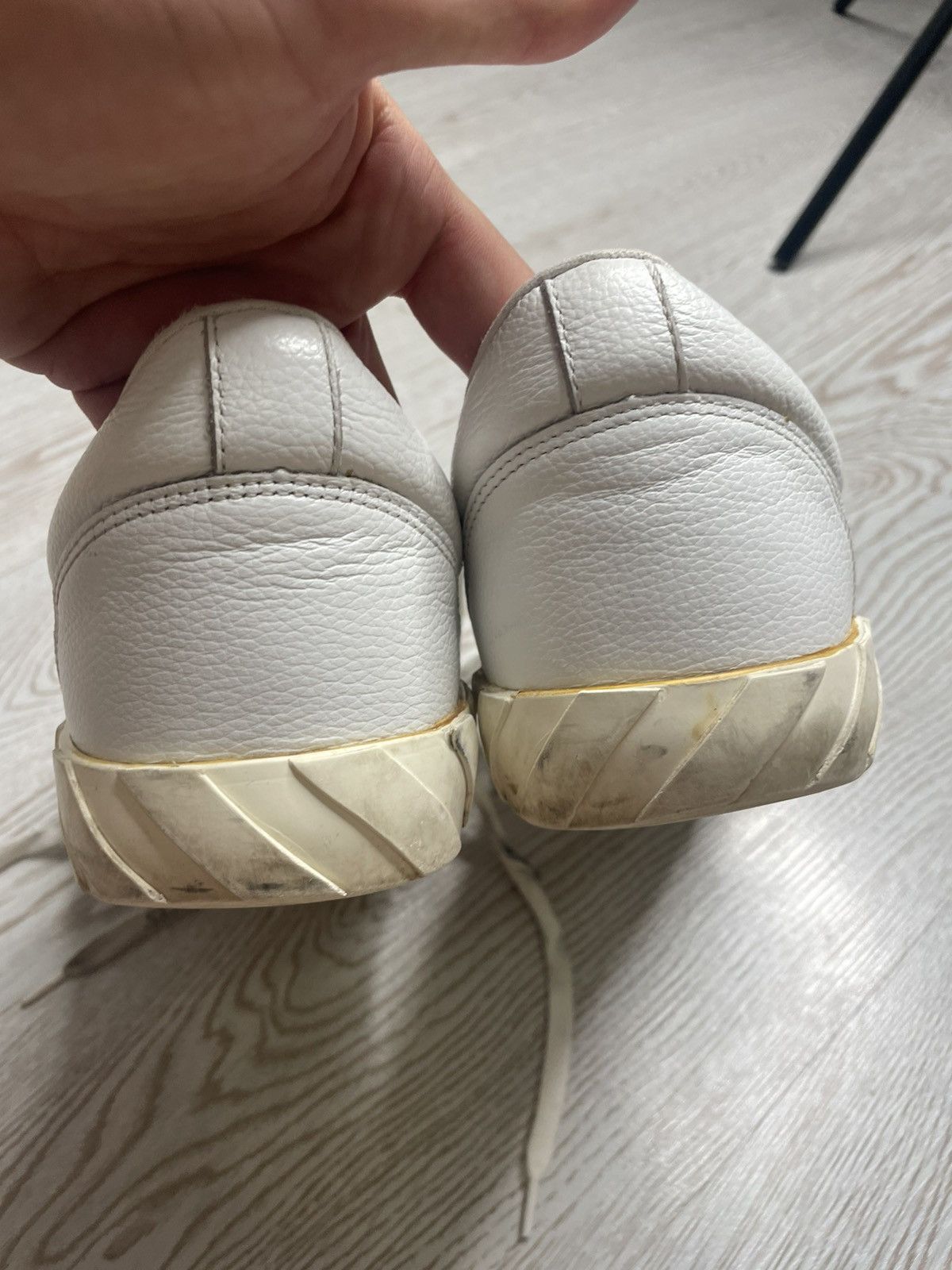 Off-White Off White 2013 White Low Top Leather sneakers size 43 Size US 10 / EU 43 - 13 Thumbnail
