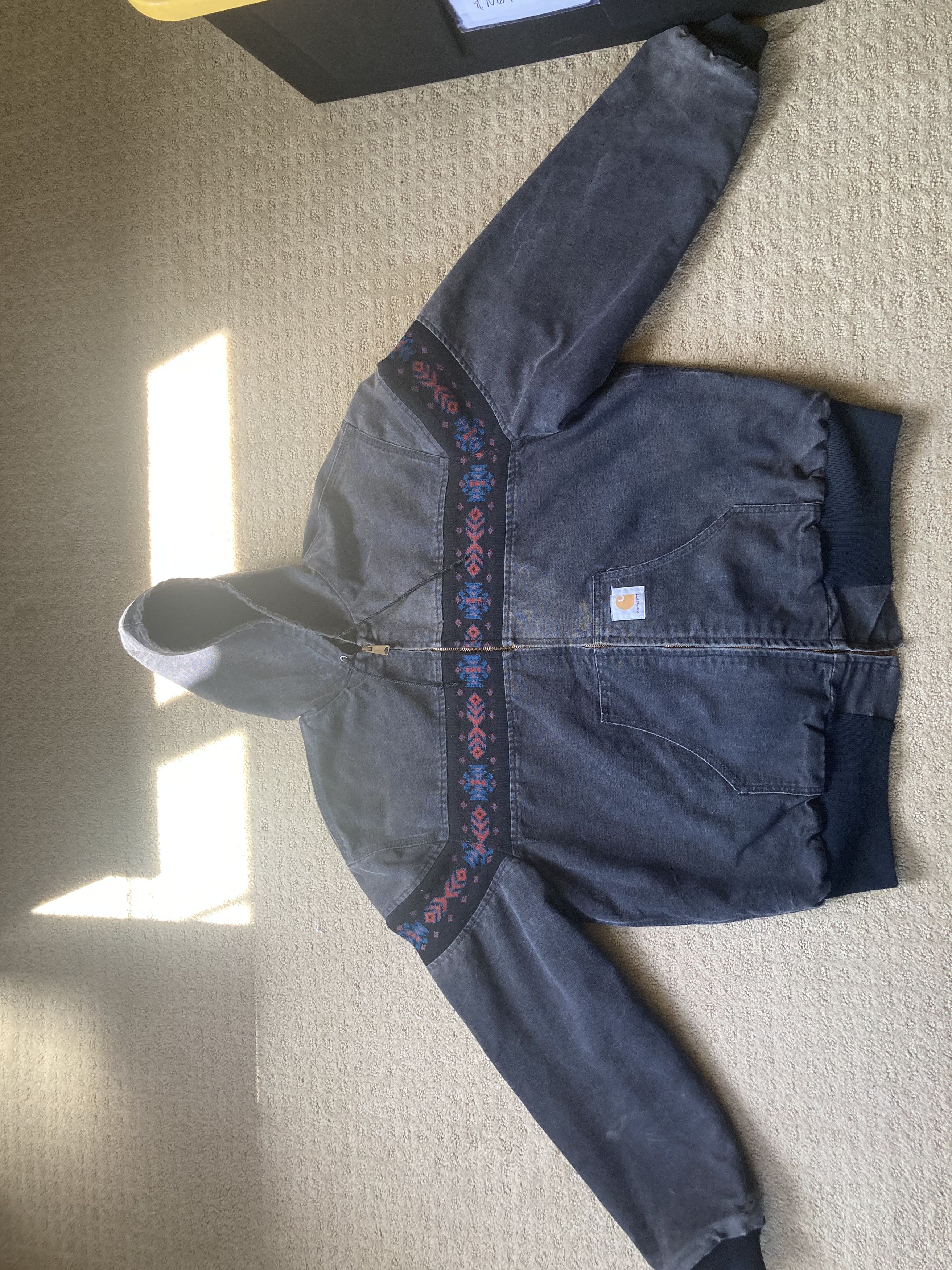 Carhartt Vintage Rare 90's Navajo/Aztec Carhartt Jacket JR0005 XL Size US XL / EU 56 / 4 - 1 Thumbnail