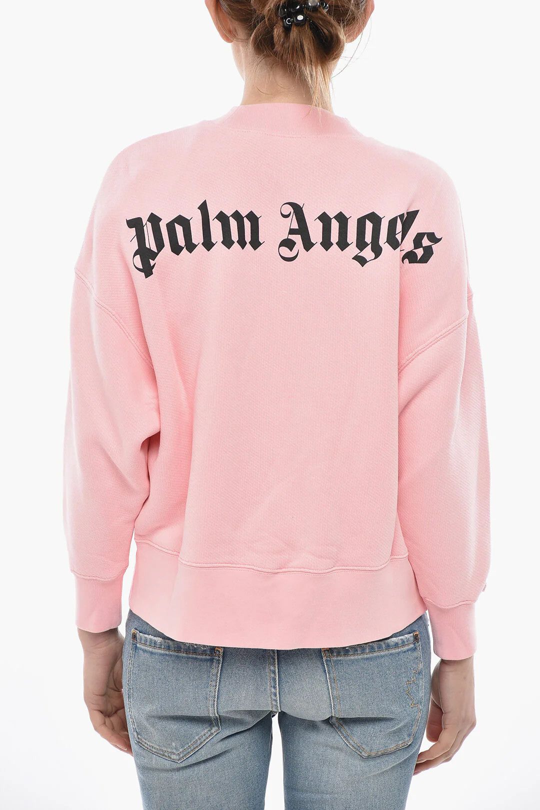 Palm Angels og1mm0326 Crewneck Sweatshirt in Pink Size L / US 10 / IT 46 - 2 Thumbnail
