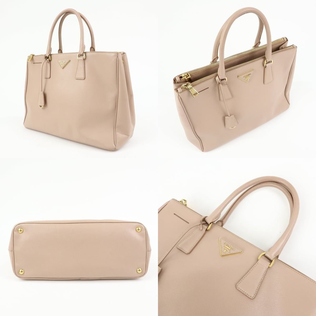 Prada Prada Galleria Saffiano Tote Pink Size ONE SIZE - 3 Thumbnail