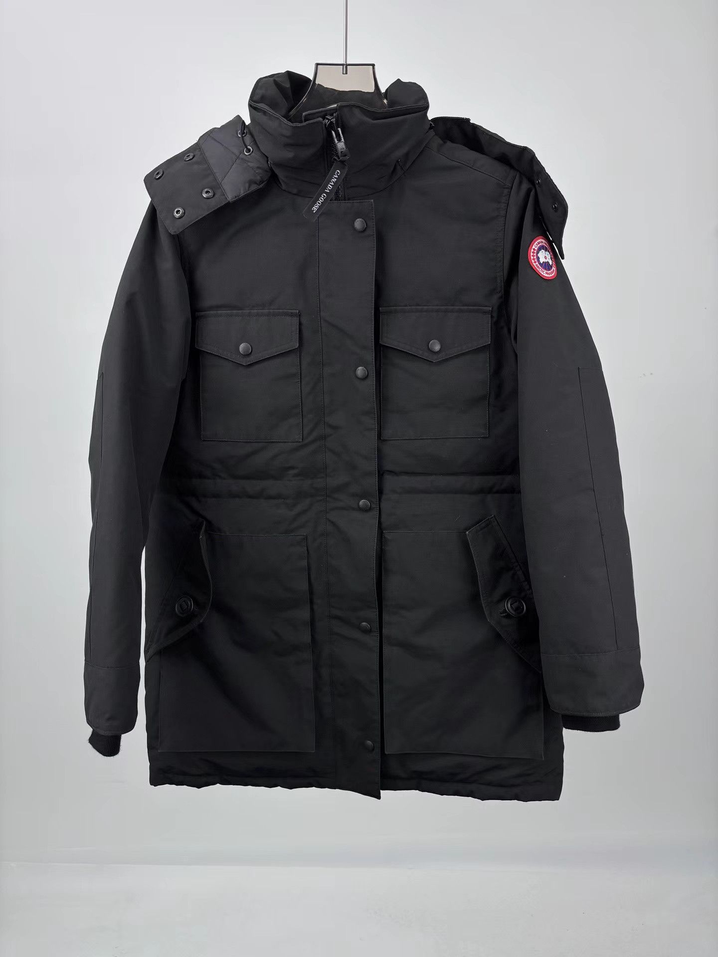 Canada Goose CANADA GOOSE GABRIOLA Black Down Parka Size US M / EU 48-50 / 2 - 1 Thumbnail