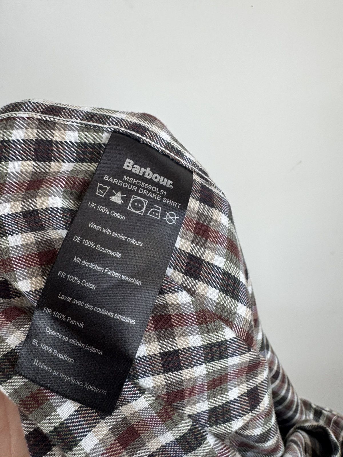 Barbour Barbour Drake Plaid Long Sleeve Shirt Size US M / EU 48-50 / 2 - 5 Thumbnail