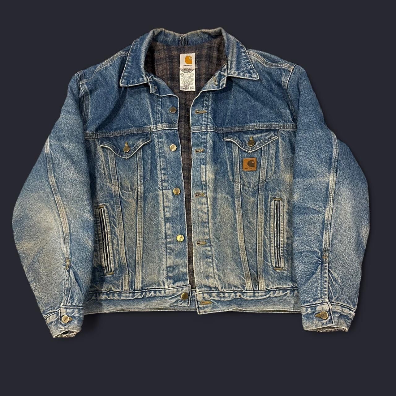 Carhartt VTG 1990s Carhartt J11DST Denim Trucker Jacket