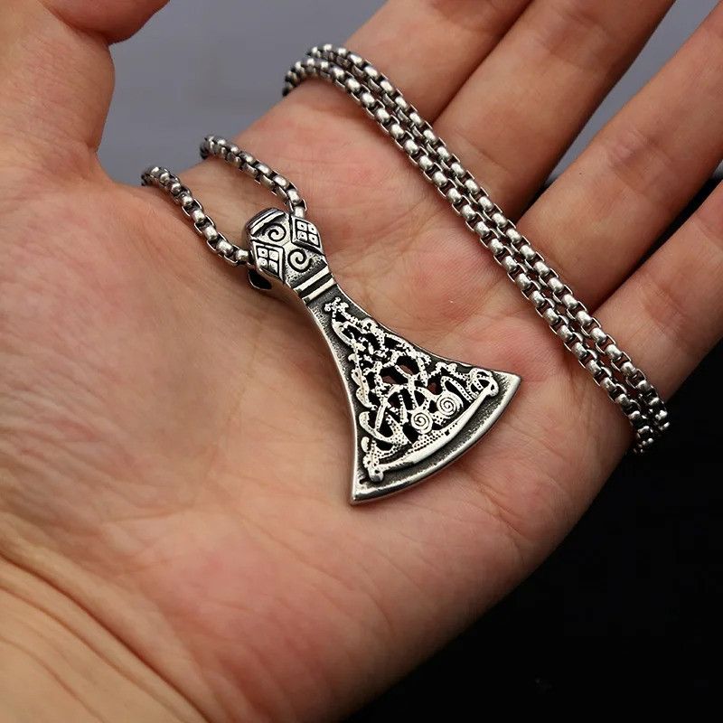 Jewelry Thor's Axe Necklace Size ONE SIZE - 4 Thumbnail