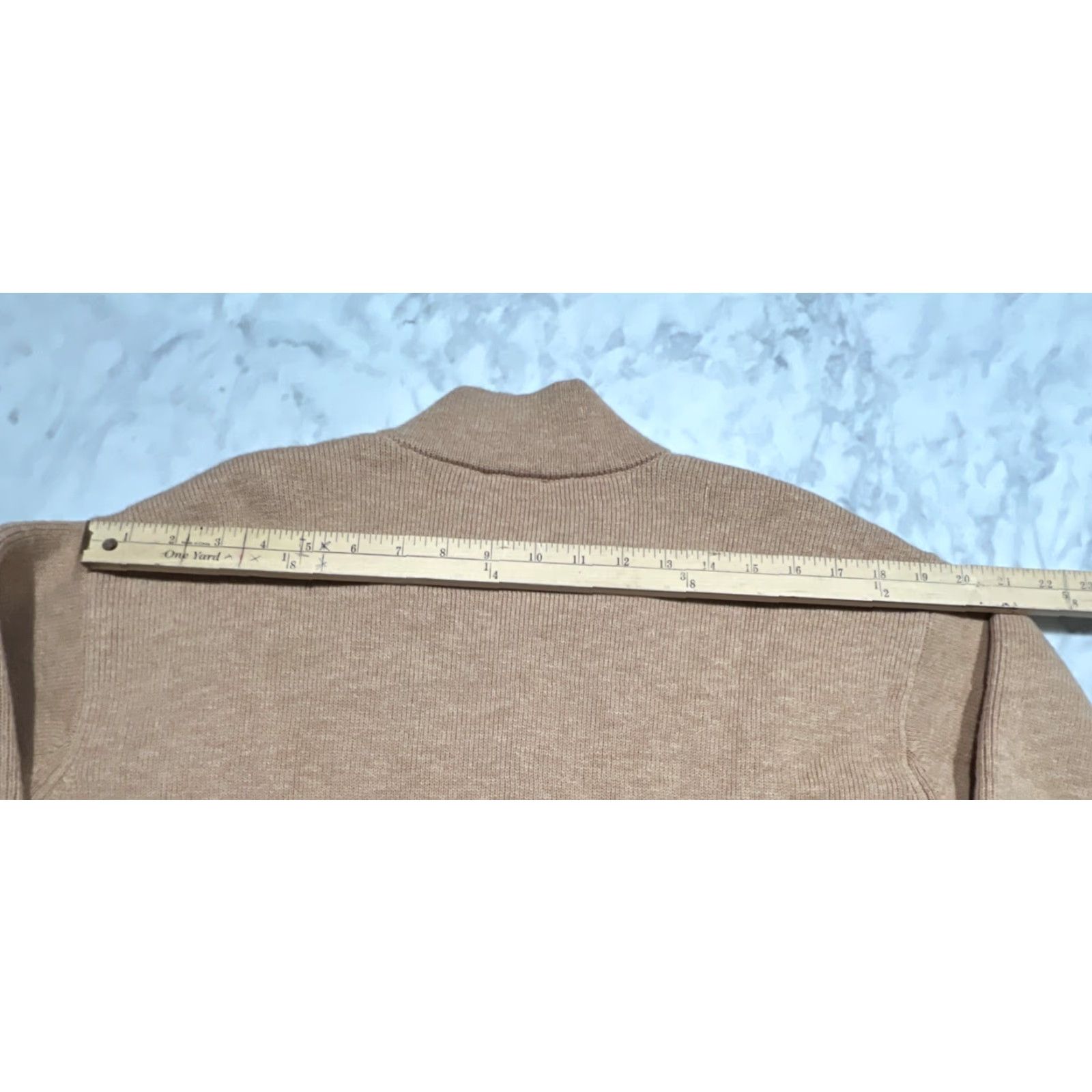 Talbots Talbots Cardigan Sweater Women's L Brown Wool Blend One Button Pockets Fall Winter Casual Comfortable Relaxed Knit Size L / US 10 / IT 46 - 6 Thumbnail