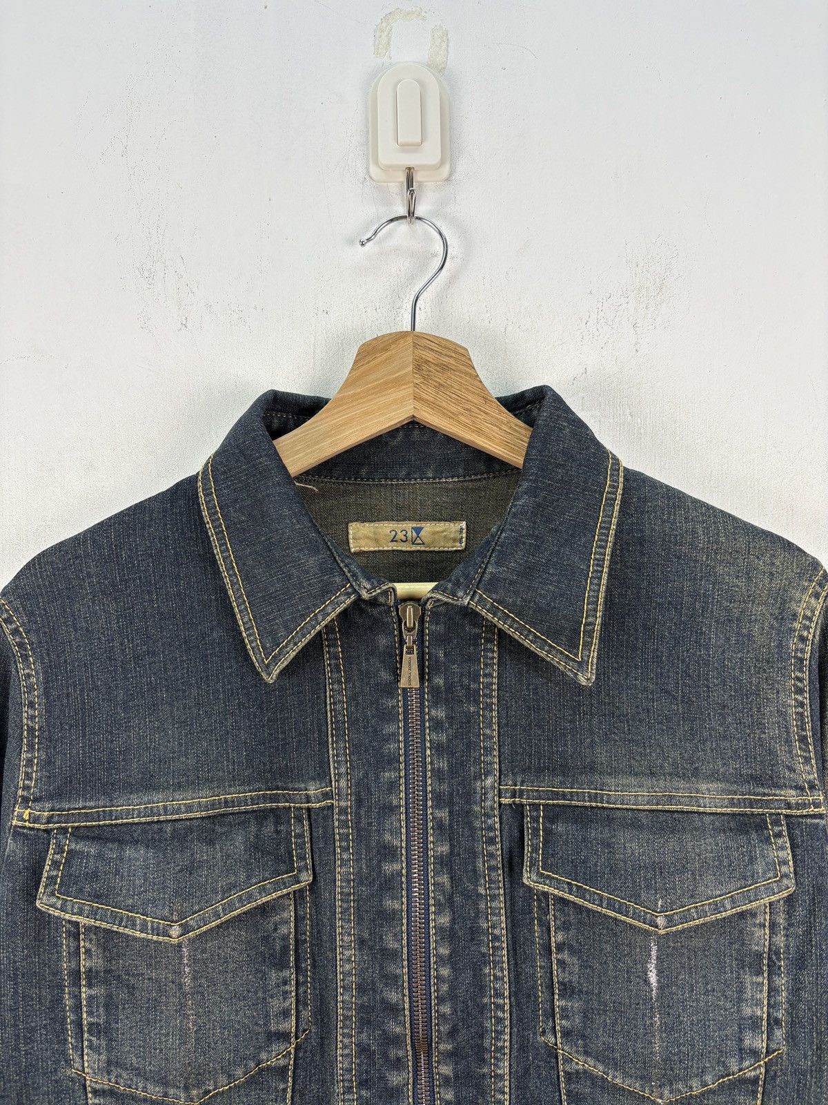Takeo Kikuchi × Vintage Vintage Takeo Kikuchi Denim Jacket Faded Blue Wash Size US M / EU 48-50 / 2 - 2 Thumbnail