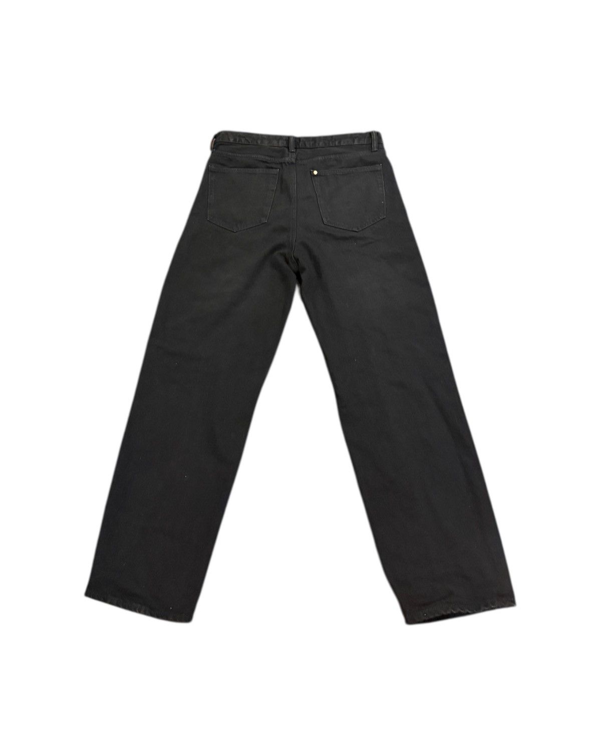 H&M H&M Loose fit Black denim jeans Size US 30 / EU 46 - 3 Thumbnail