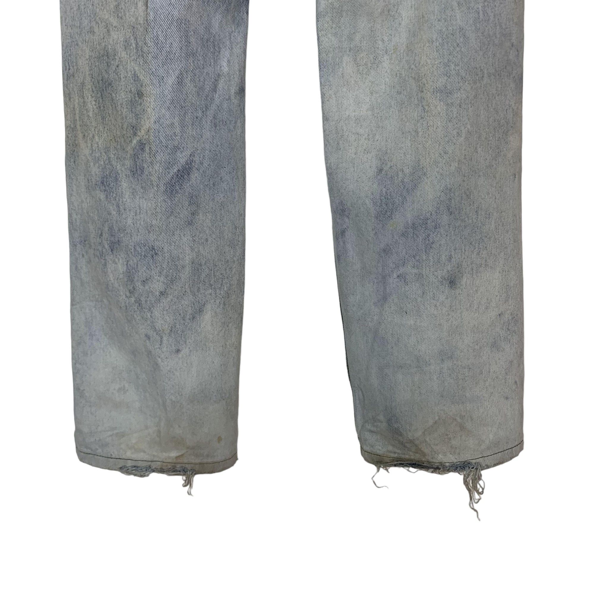 Lee Vintage Lee Treasure Straight Cut Distressed Jeans Size US 32 / EU 48 - 9 Thumbnail