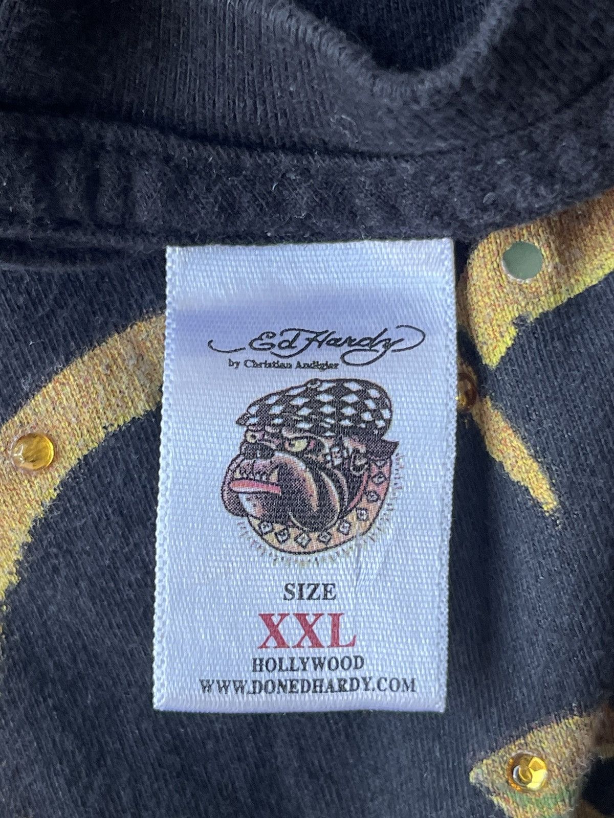Ed Hardy Vintage Ed Hardy By Christian Audigier T shirt Y2K Size US XXL / EU 58 / 5 - 7 Thumbnail