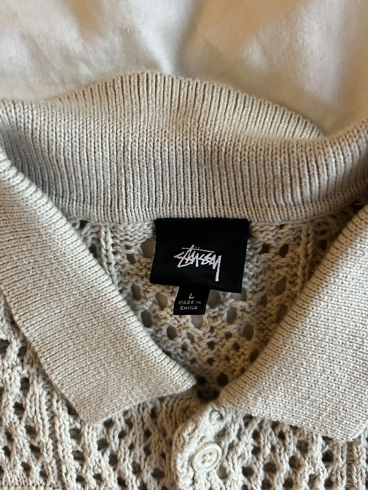 Stussy Crotchet top Size US L / EU 52-54 / 3 - 2 Thumbnail