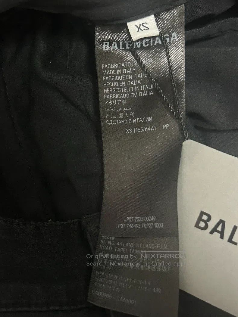 Balenciaga Balenciaga size XS Black Distressed Spray Paint Destroyed Size US 27 - 4 Thumbnail