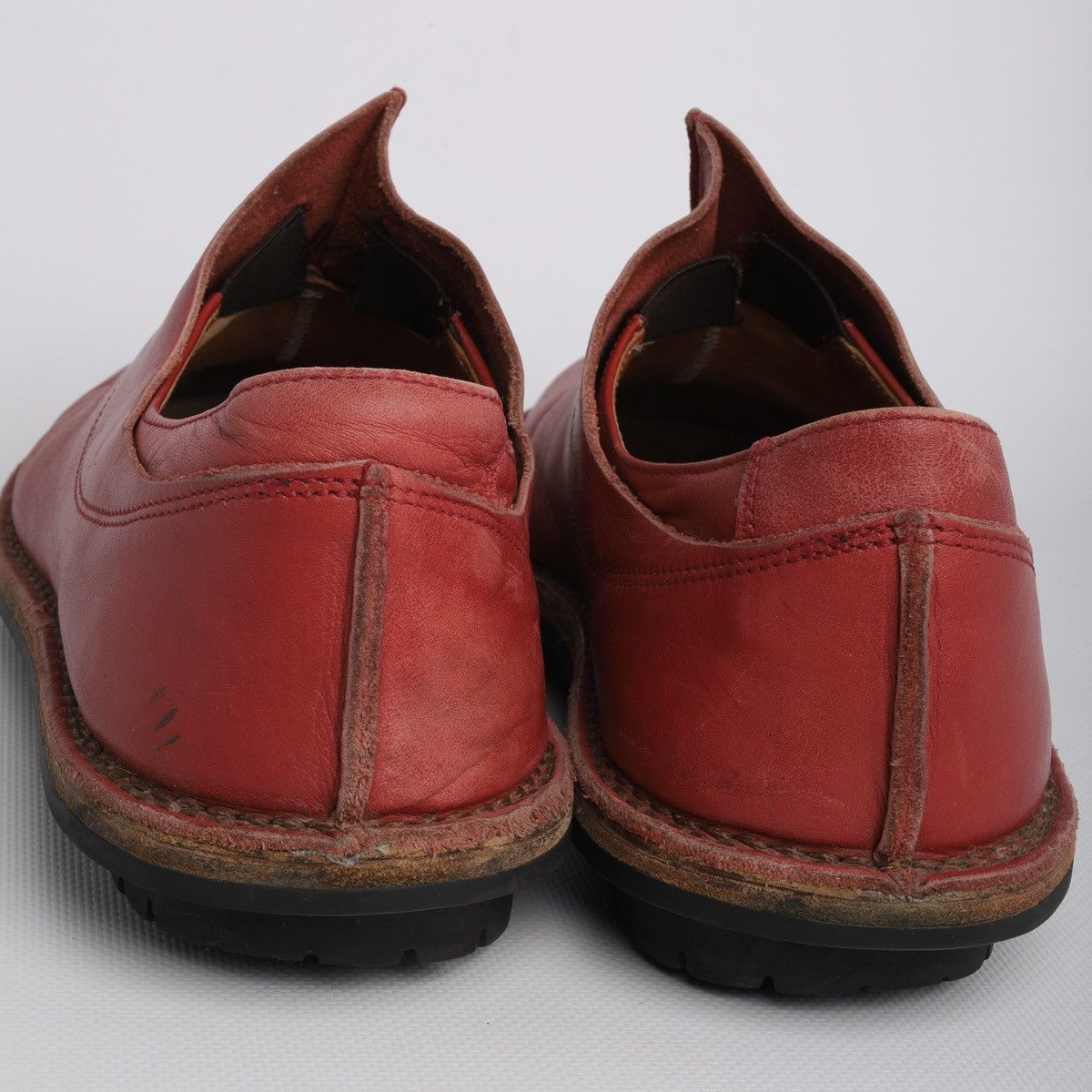 Trippen Trippen Leather Red Shoes Avantgarde Low Size US 11 / IT 41 - 10 Thumbnail