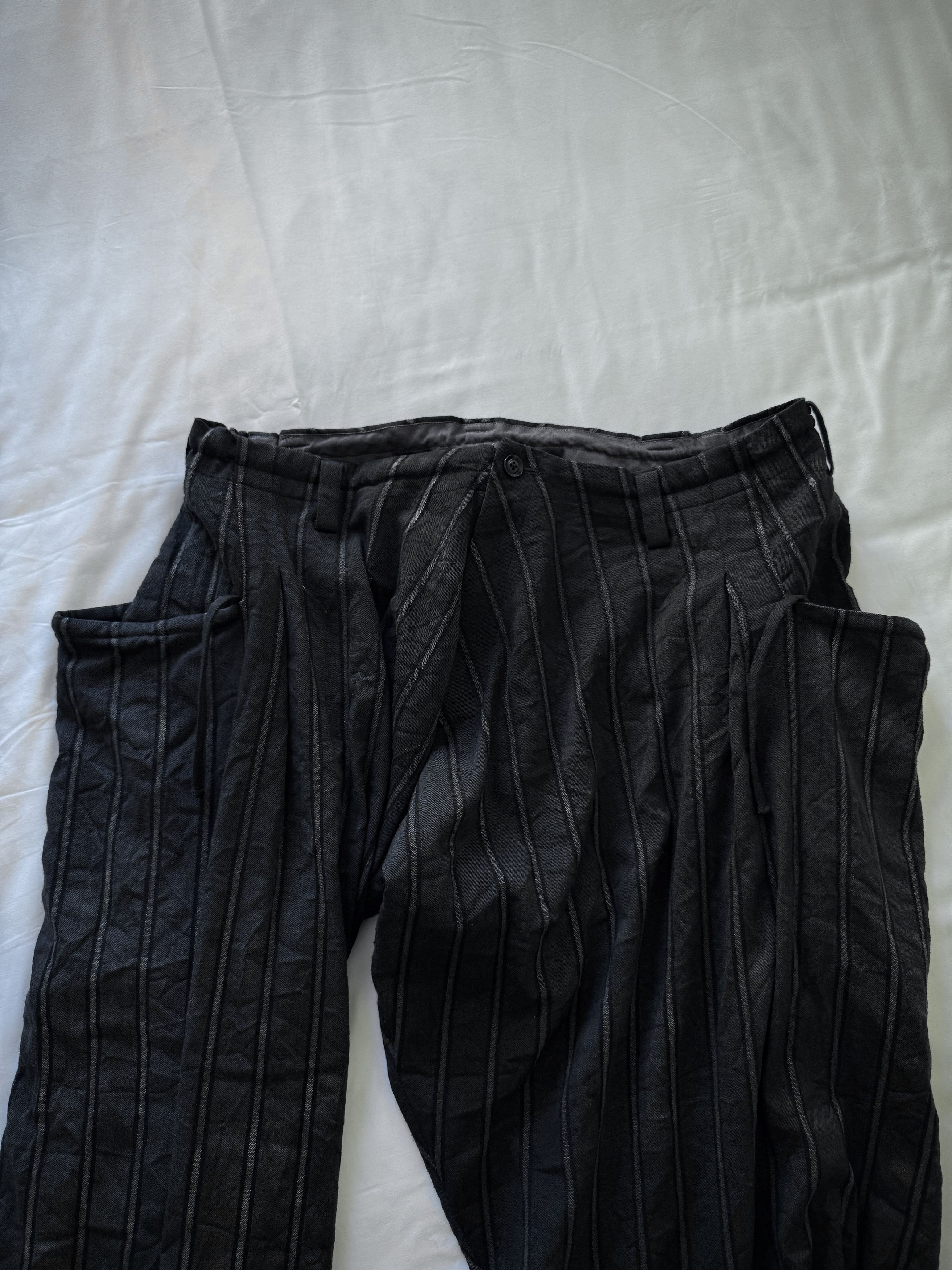Yohji Yamamoto (1 of 1) Private Client Drawstring Pants (HC-P50-109) Size US 34 / EU 50 - 2 Thumbnail