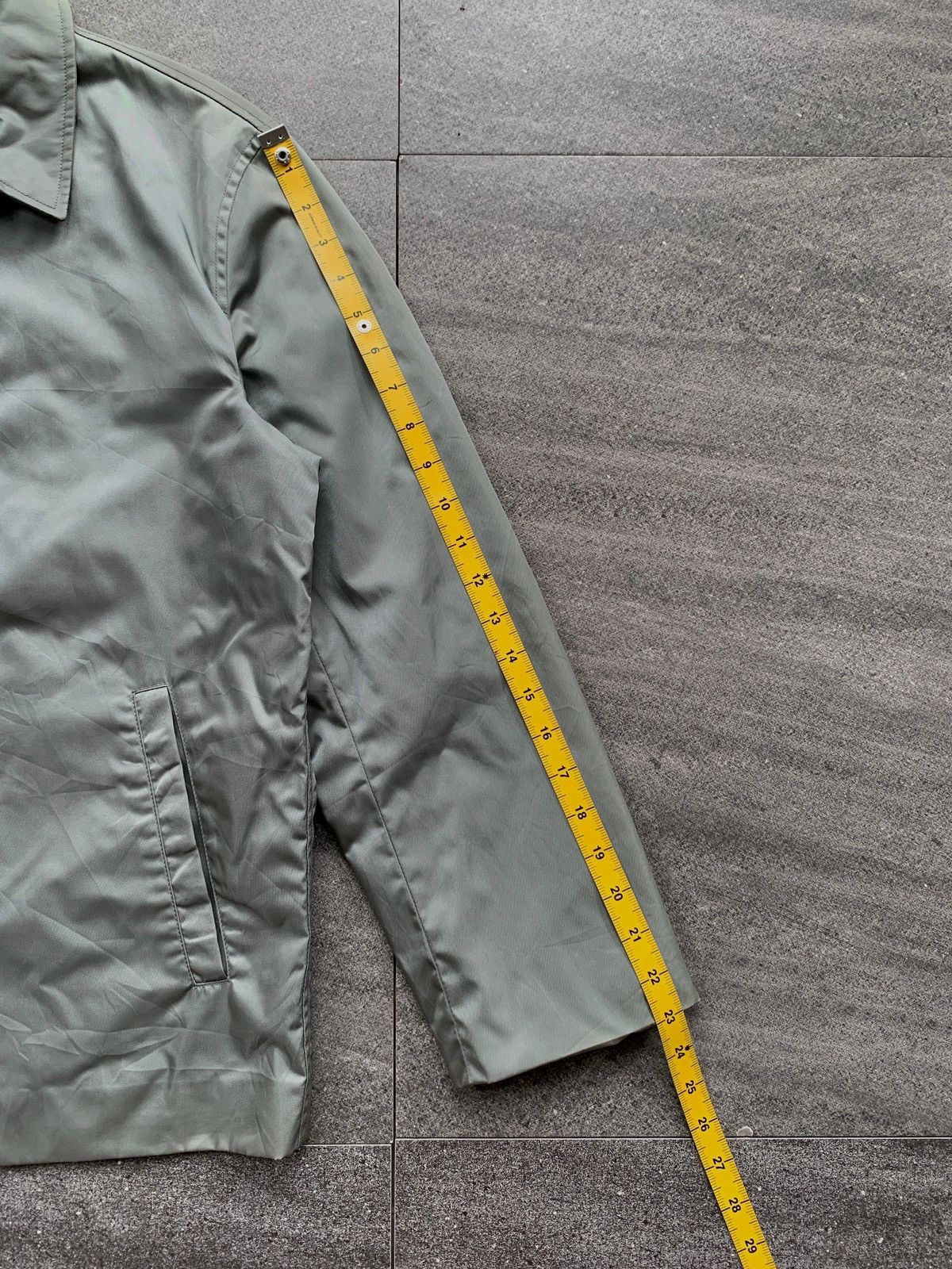 Prada FREE TAX! 2000s Nylon Metallic Silver Work Jacket Size US M / EU 48-50 / 2 - 13 Thumbnail
