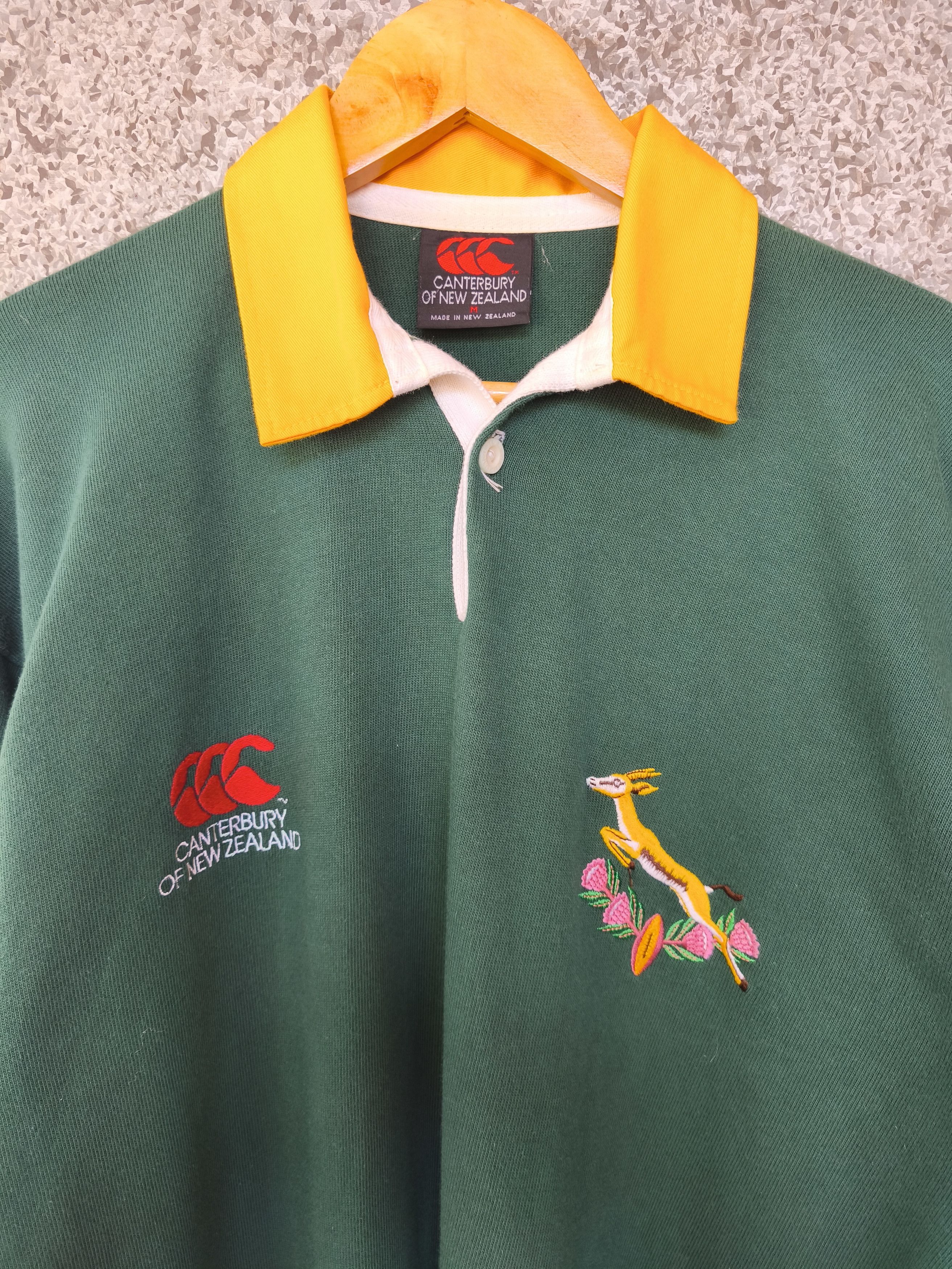 Canterbury of New Zealand 🔥Rare🔥Vintage 1995 World Cup Rugby Champion South Africa Size US L / EU 52-54 / 3 - 1 Thumbnail