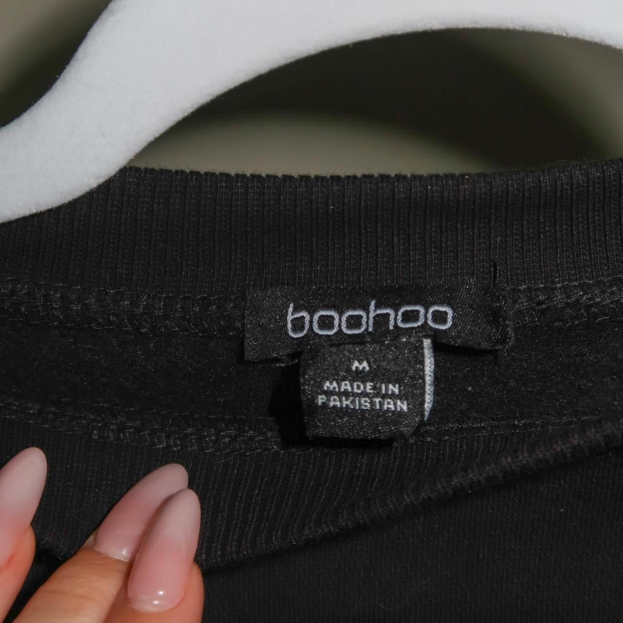 Boohoo oversized black graphic sweatshirt🖤 Size M / US 6-8 / IT 42-44 - 3 Thumbnail