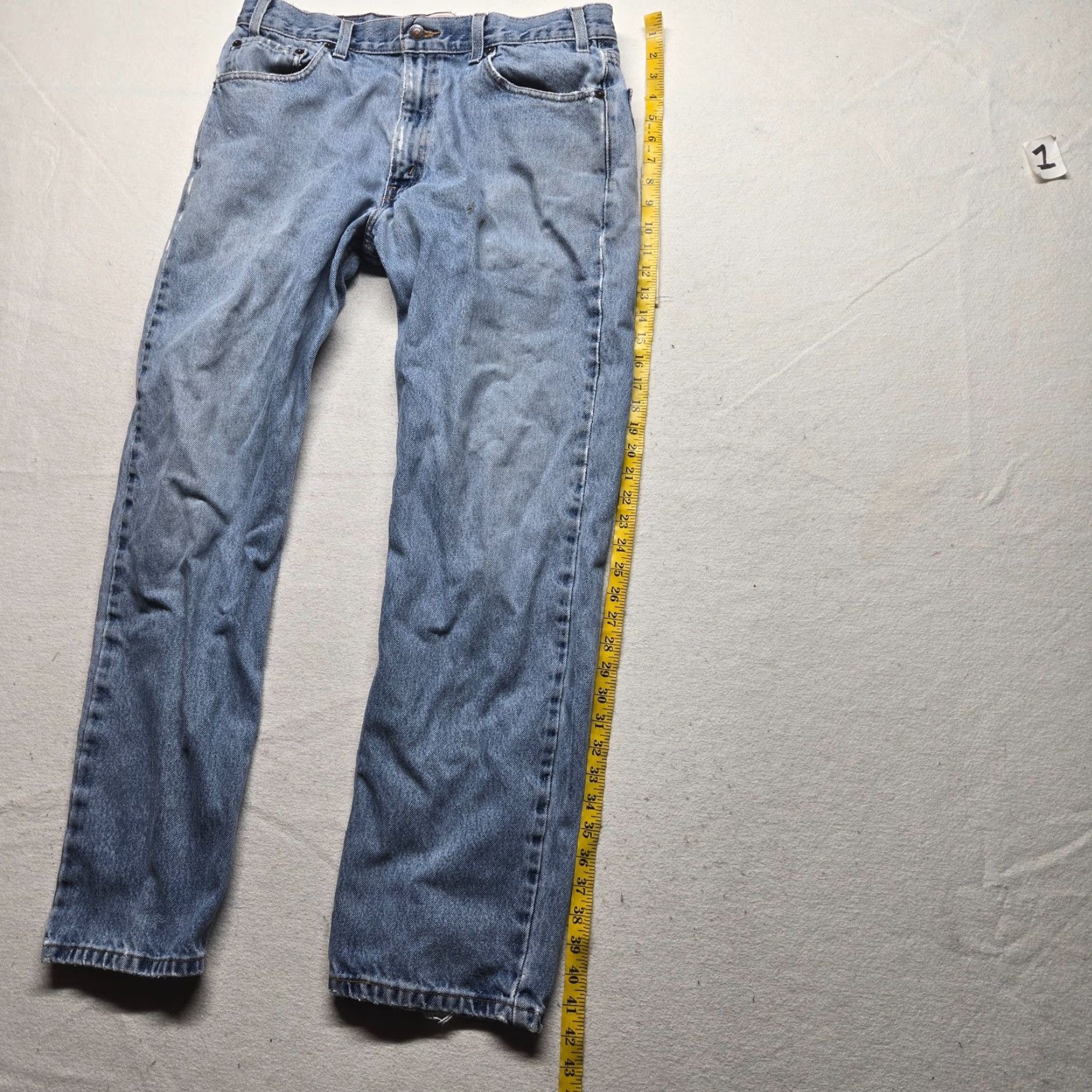Levi's VINTAGE Levi's Jeans Blue Regular Fit 90s Men Adult 36 x 32 Denim 5-Pocket Mens Size US 36 / EU 52 - 7 Thumbnail