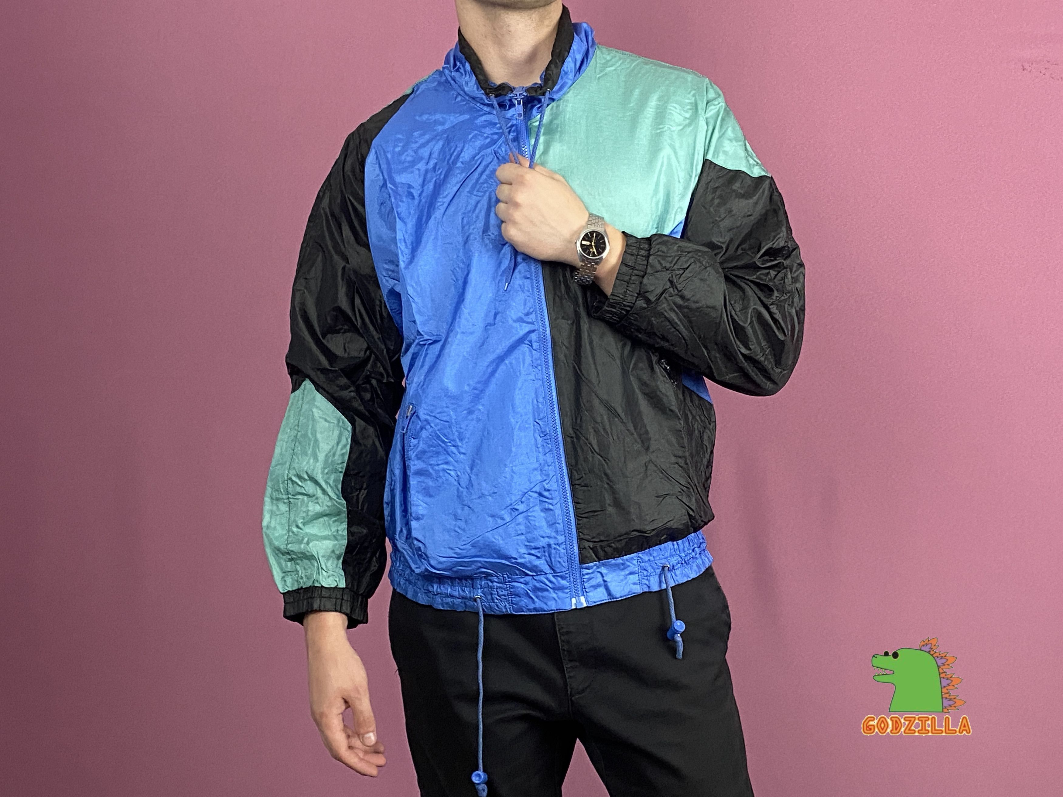 Vintage 90s New Target Vintage Men's Windbreaker Jacket - M Size M / US 6-8 / IT 42-44 - 1 Thumbnail