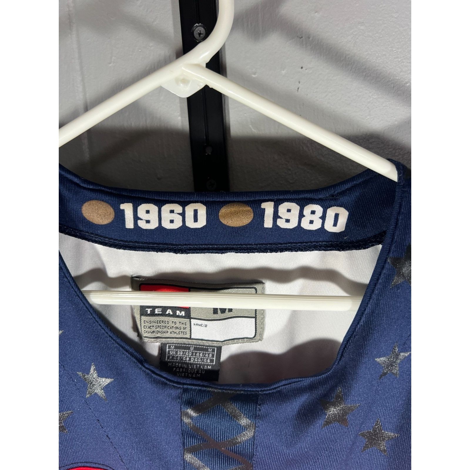 Nike TJ Oshie #74 Nike Team USA Fight Strap Olympic Hockey Blue J Size US M / EU 48-50 / 2 - 5 Thumbnail