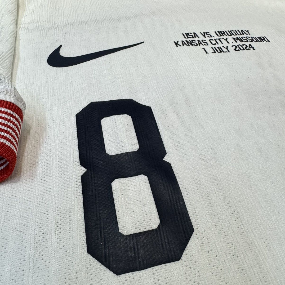 Nike USA USMNT24/25 player issue home shirt #8 McKENNIE Size US XL / EU 56 / 4 - 5 Thumbnail