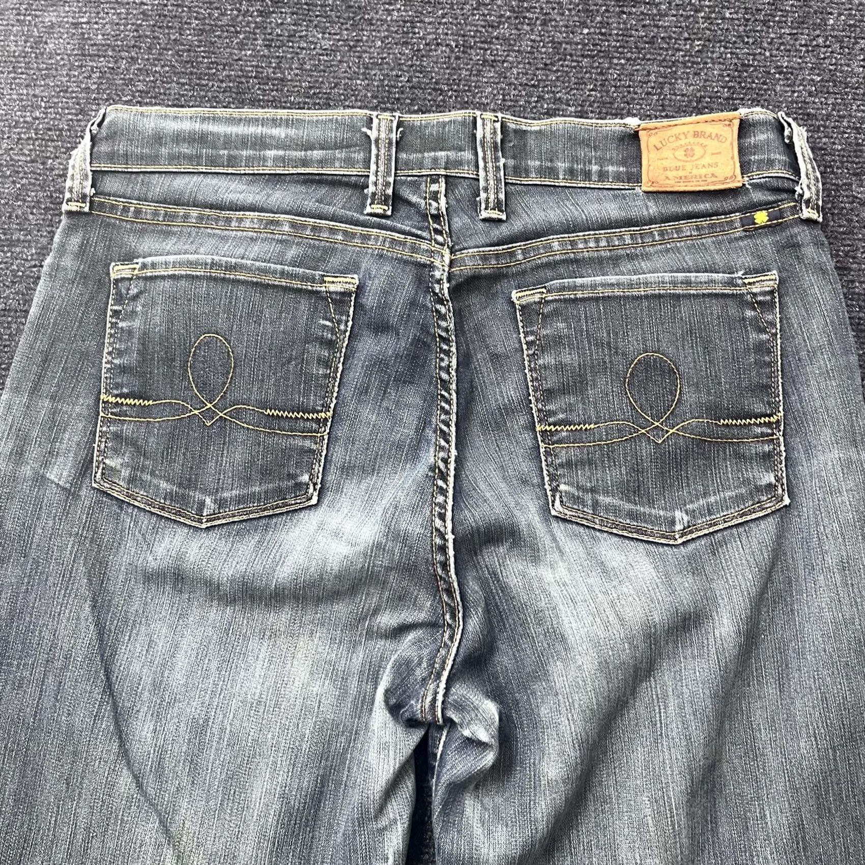 Lucky Brand Lucky Brand Jeans Womens 10 Blue Sofia Skinny Ankle Medium Wash Zip Fly Faded Size 32" / US 10 / IT 46 - 3 Thumbnail