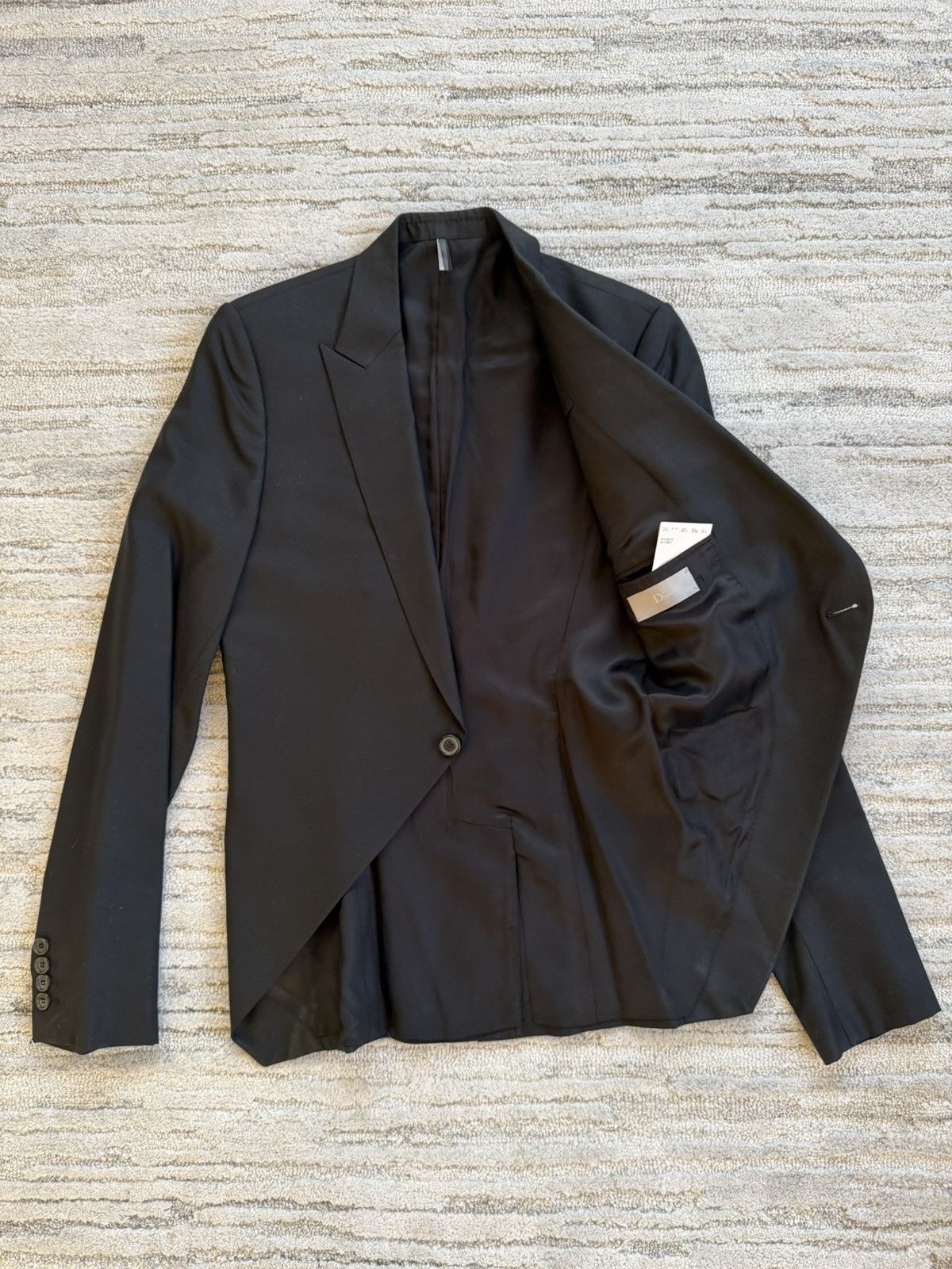 Dior David Bowie - Dior Homme ‘Follow Me’ Cutaway Blazer Size 46R - 6 Thumbnail