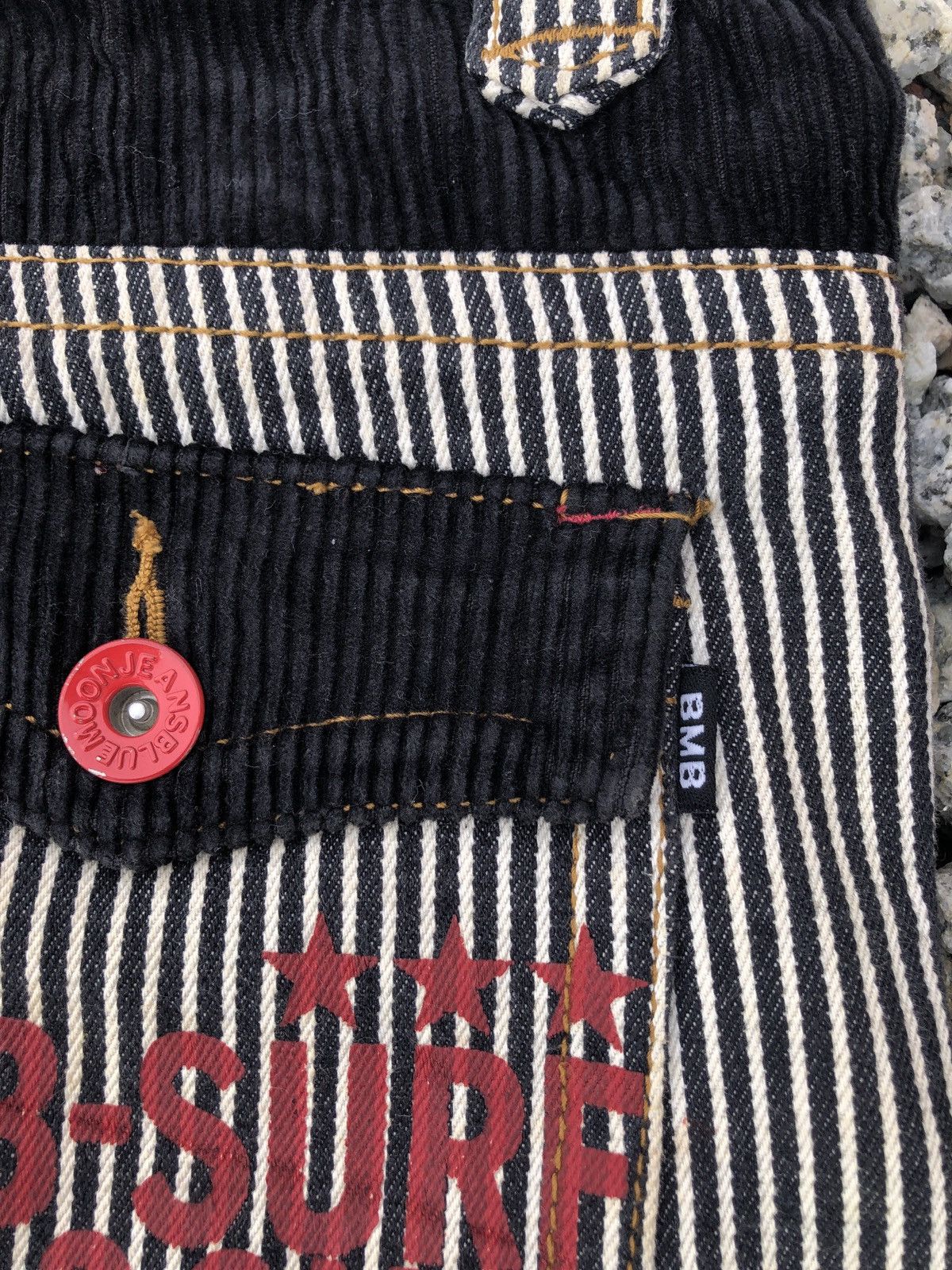 Blue Blue Japan × Japanese Brand RARE Blue Moon Stripe Tactical Jeans Denim jeans vintage🔥 Size US 30 / EU 46 - 10 Thumbnail