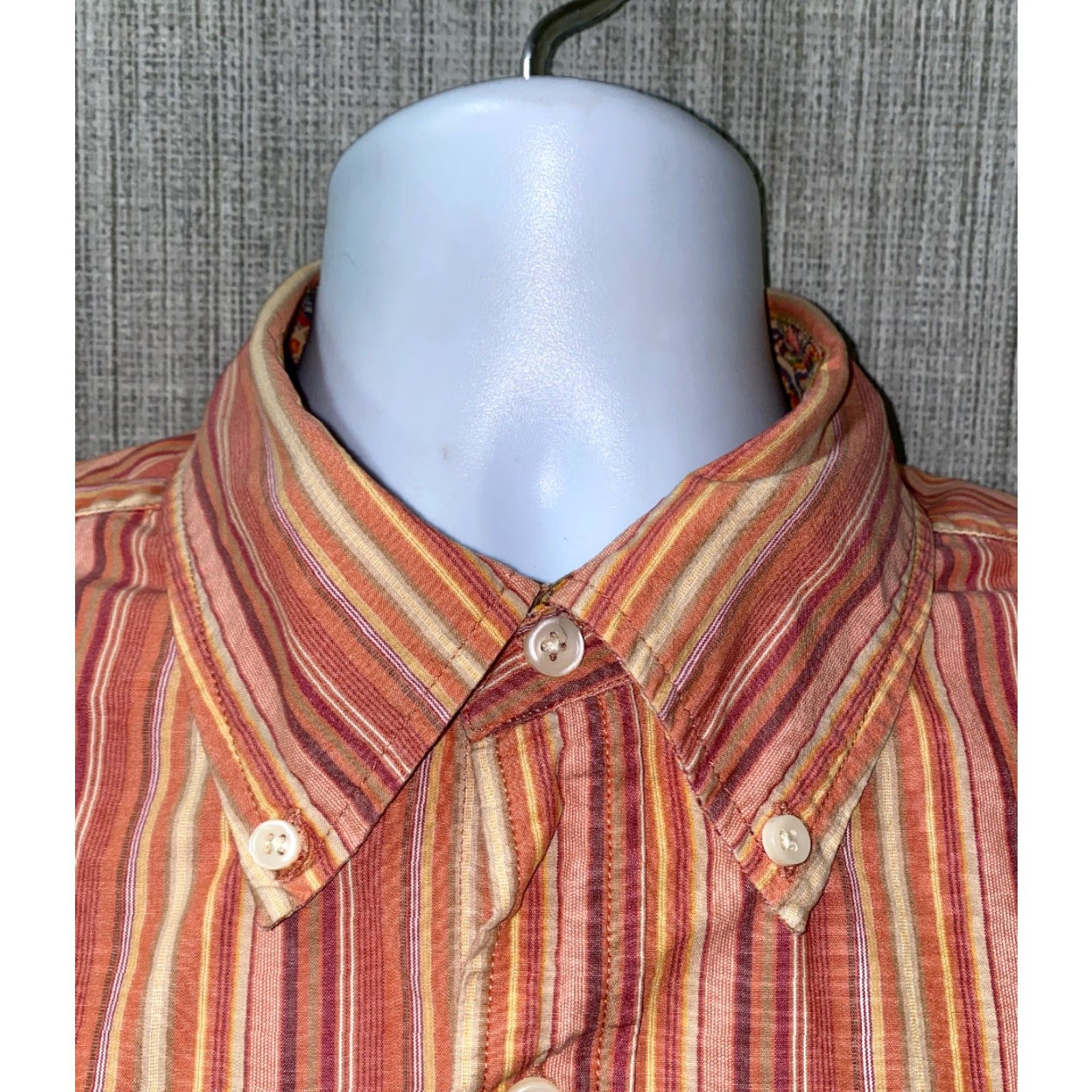 Robert Graham Robert Graham Striped Button-Up Shirt XL Long Sleeve Casual Multicolor Mens Size US XL / EU 56 / 4 - 3 Thumbnail