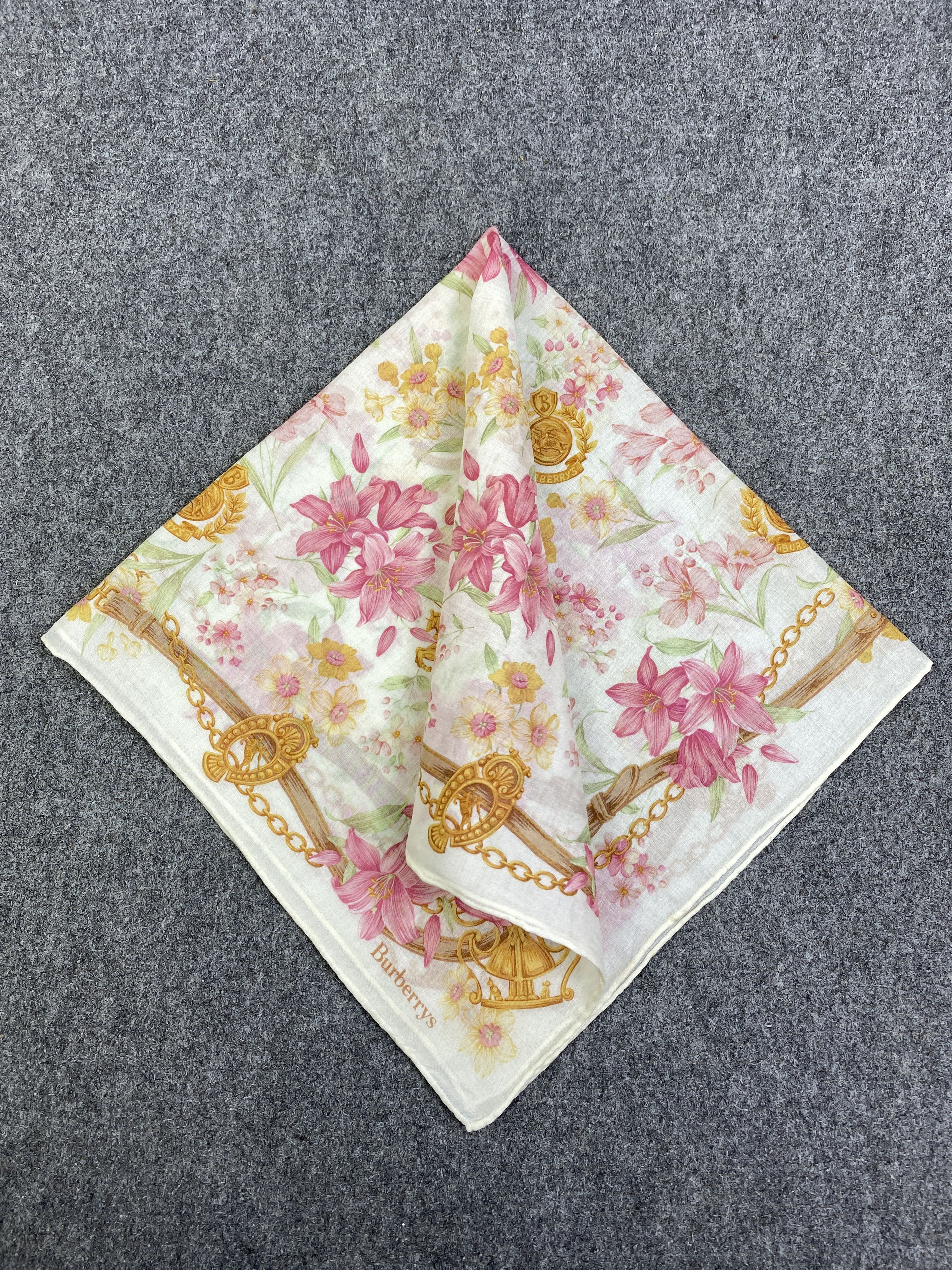 Burberry Vintage Burberry Handkerchief / Neckerchief HKC1032 Size ONE SIZE - 2 Thumbnail