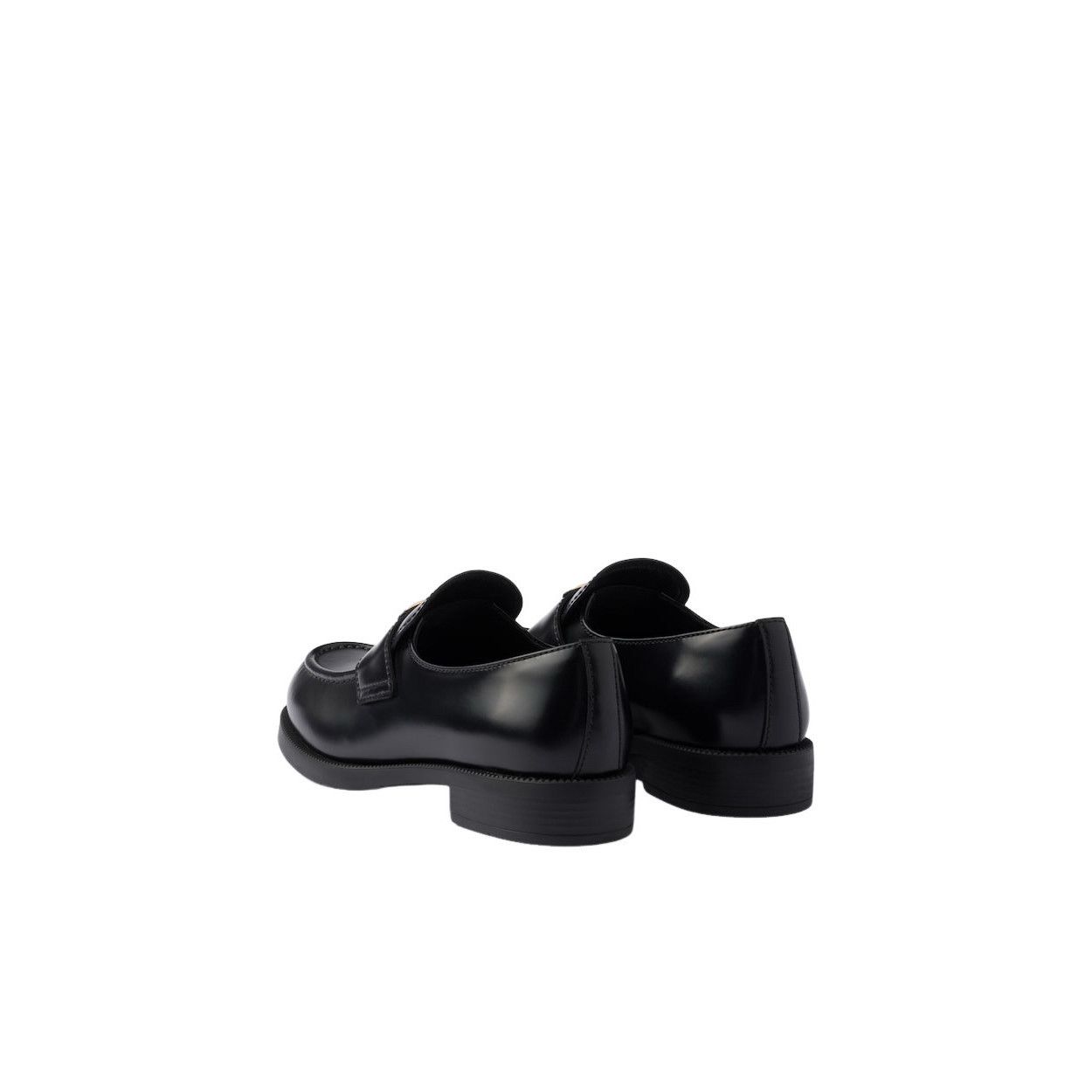 Prada PRADA Equal $1270 Black Brushed Leather Loafers New & Authen Size US 6 / IT 36 - 4 Thumbnail