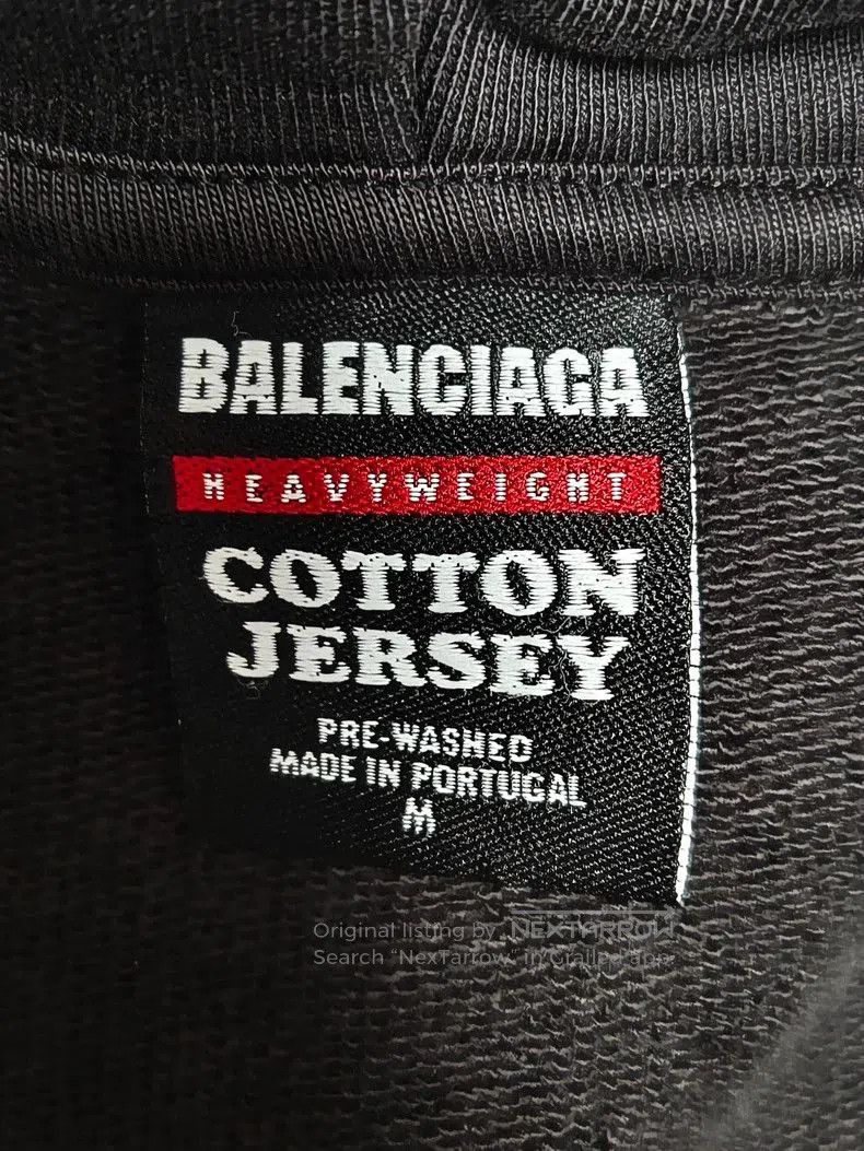 Balenciaga Balenciaga 24FW washed hoodie jacket . Size US M / EU 48-50 / 2 - 6 Thumbnail