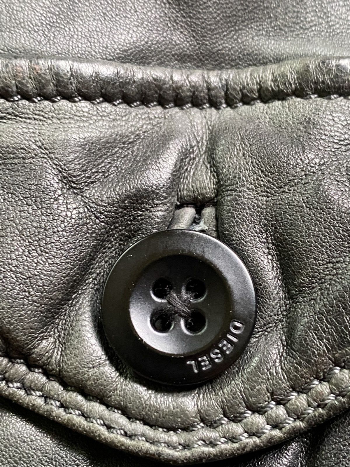 Diesel Archive Diesel Cargo Leather Jacket Size US S / EU 44-46 / 1 - 14 Thumbnail