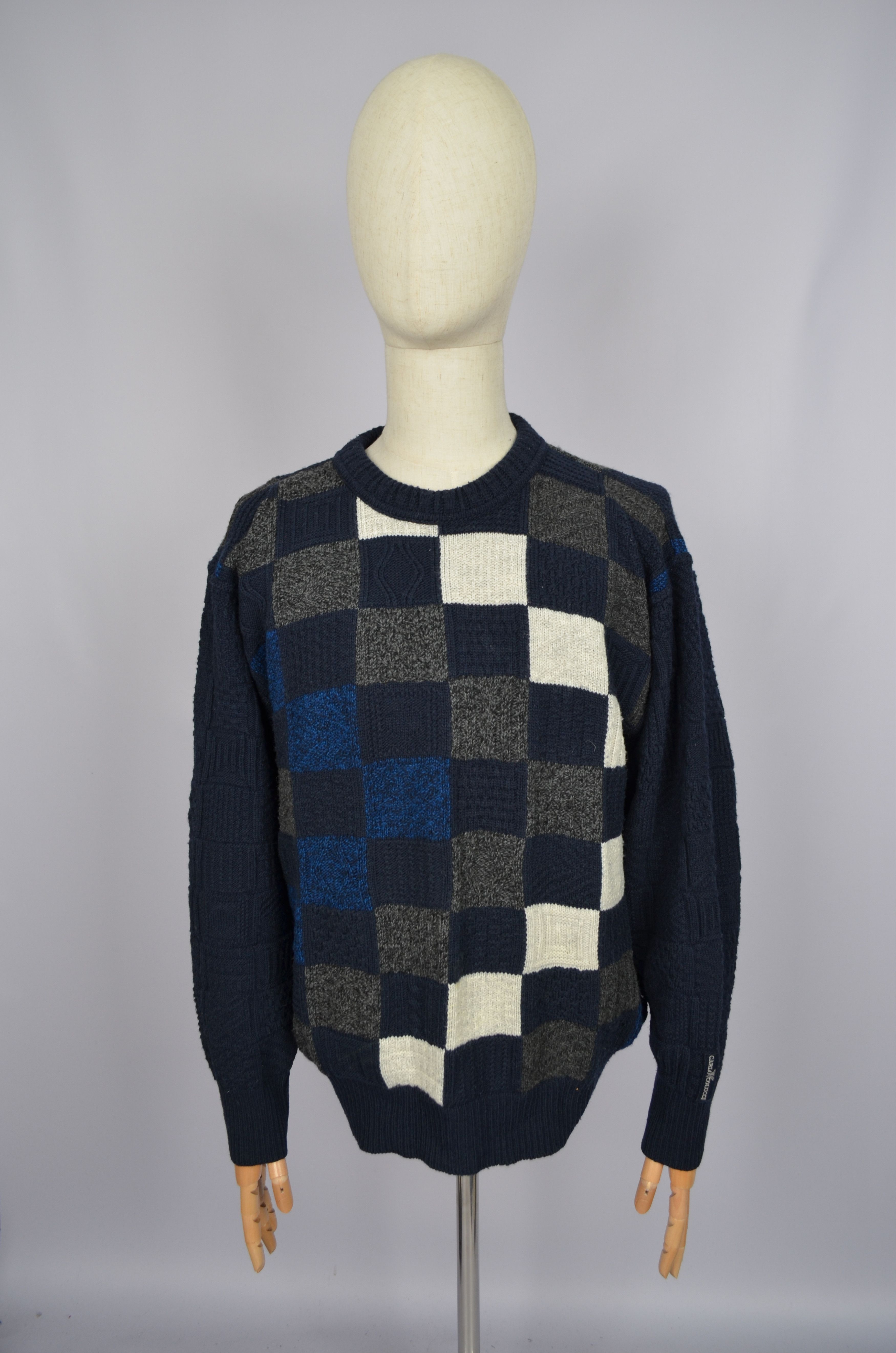 Carlo Colucci × Designer × Vintage Carlo Colucci Wool Blend Geometric Print Size 50 P2P 23" Size US L / EU 52-54 / 3 - 1 Thumbnail