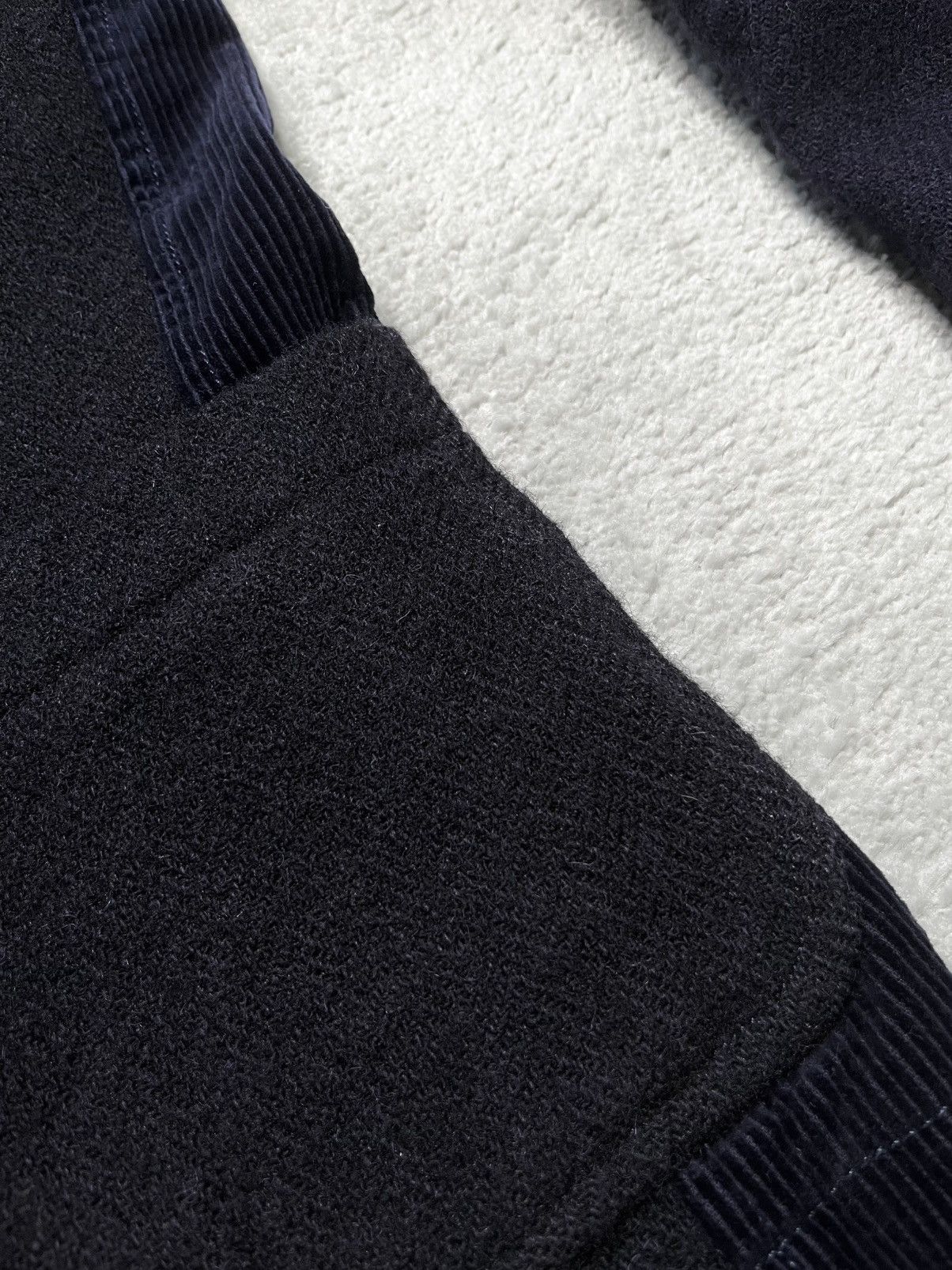 Comme des Garcons Vintage Navy Basic Comme Des Garcons Designer blazer Size S Size 46R - 5 Thumbnail