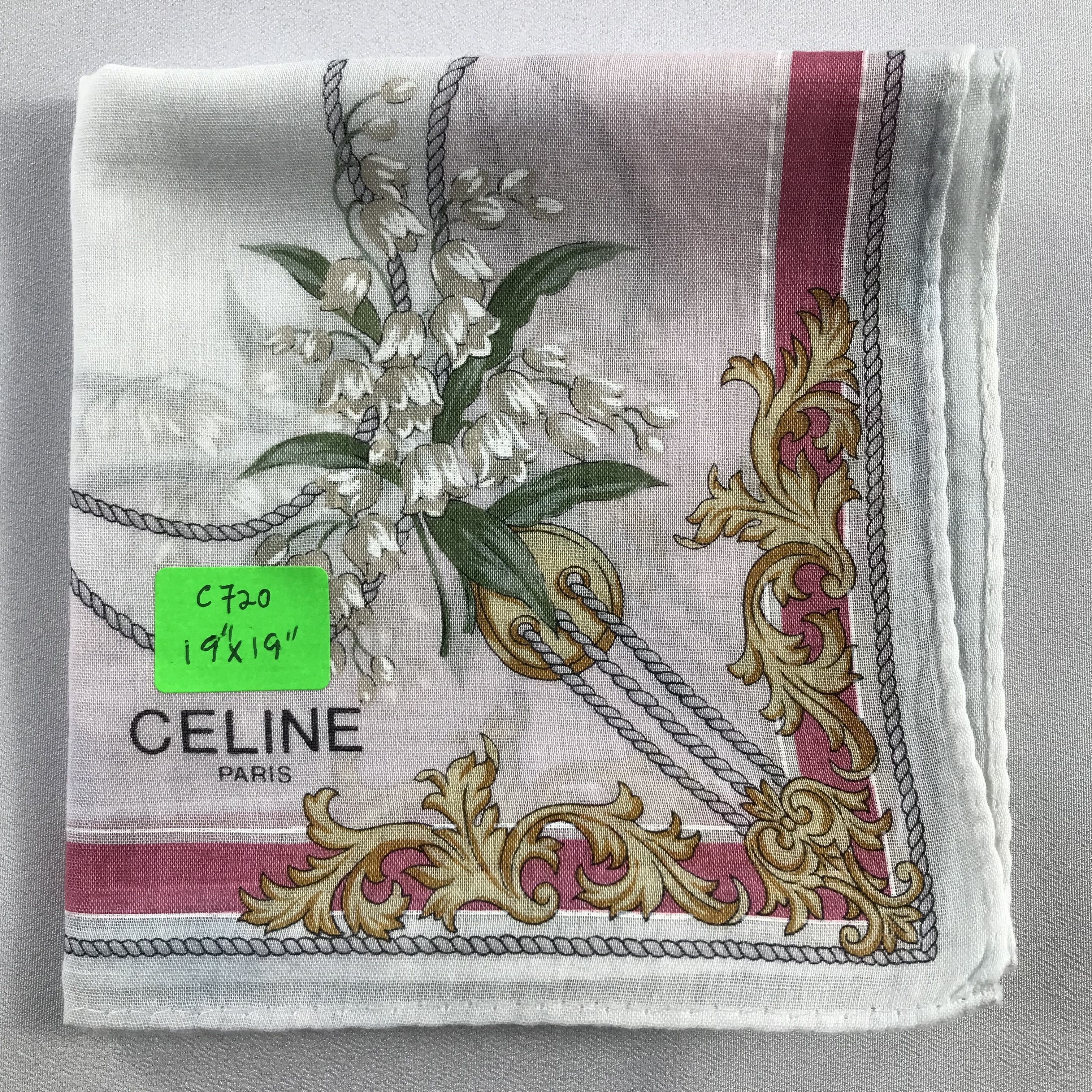 Celine Celine Handkerchief / Bandana / Neckerchief C720 Size ONE SIZE - 7 Thumbnail